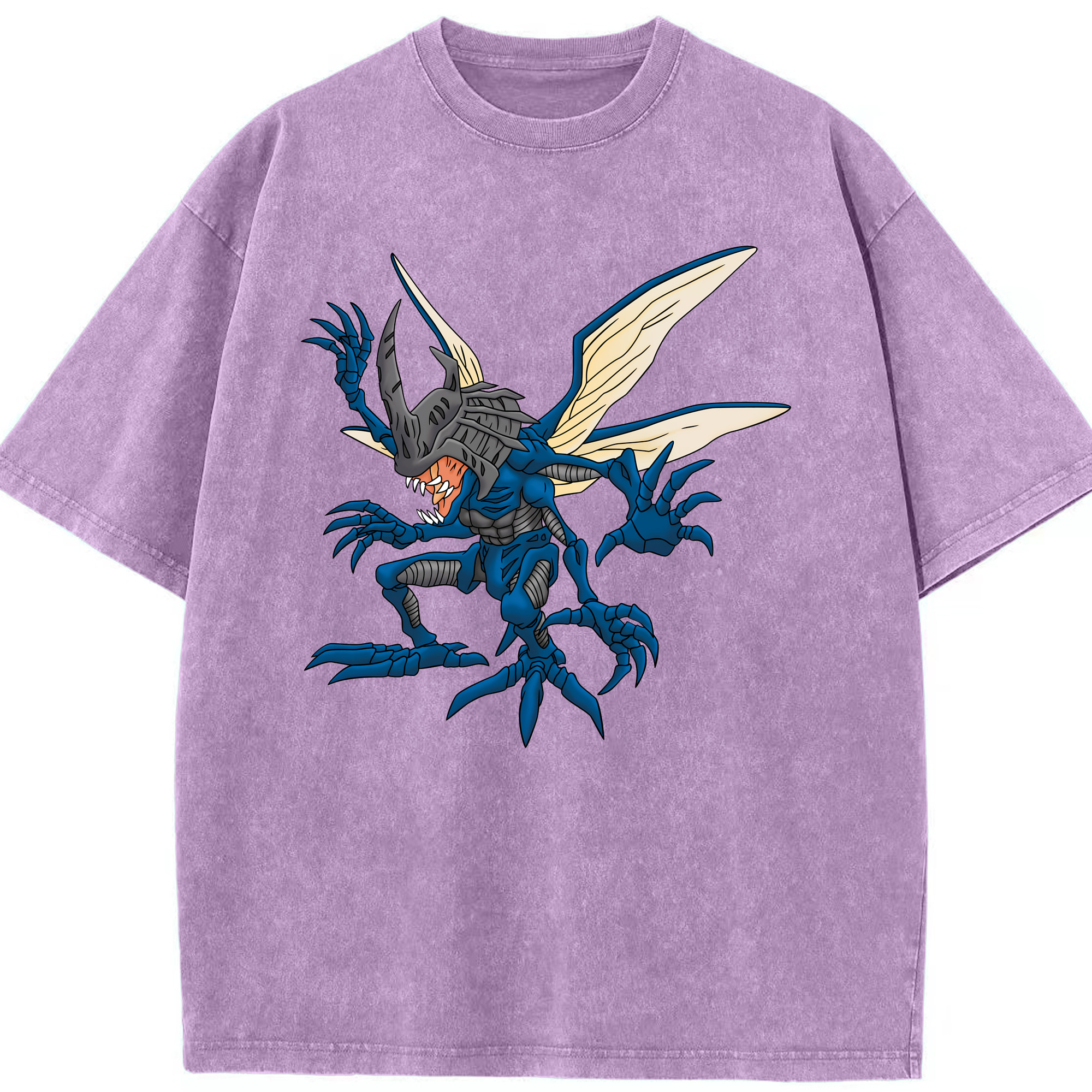 （画像用） Digimon デジタルモンスター/デジモン 綿100% ヴィンテージ風 半袖Tシャツ（フロントプリント）