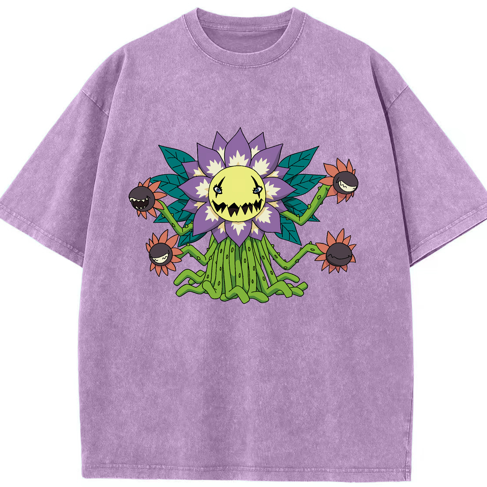 （画像用） Digimon デジタルモンスター/デジモン 綿100% ヴィンテージ風 半袖Tシャツ（フロントプリント）