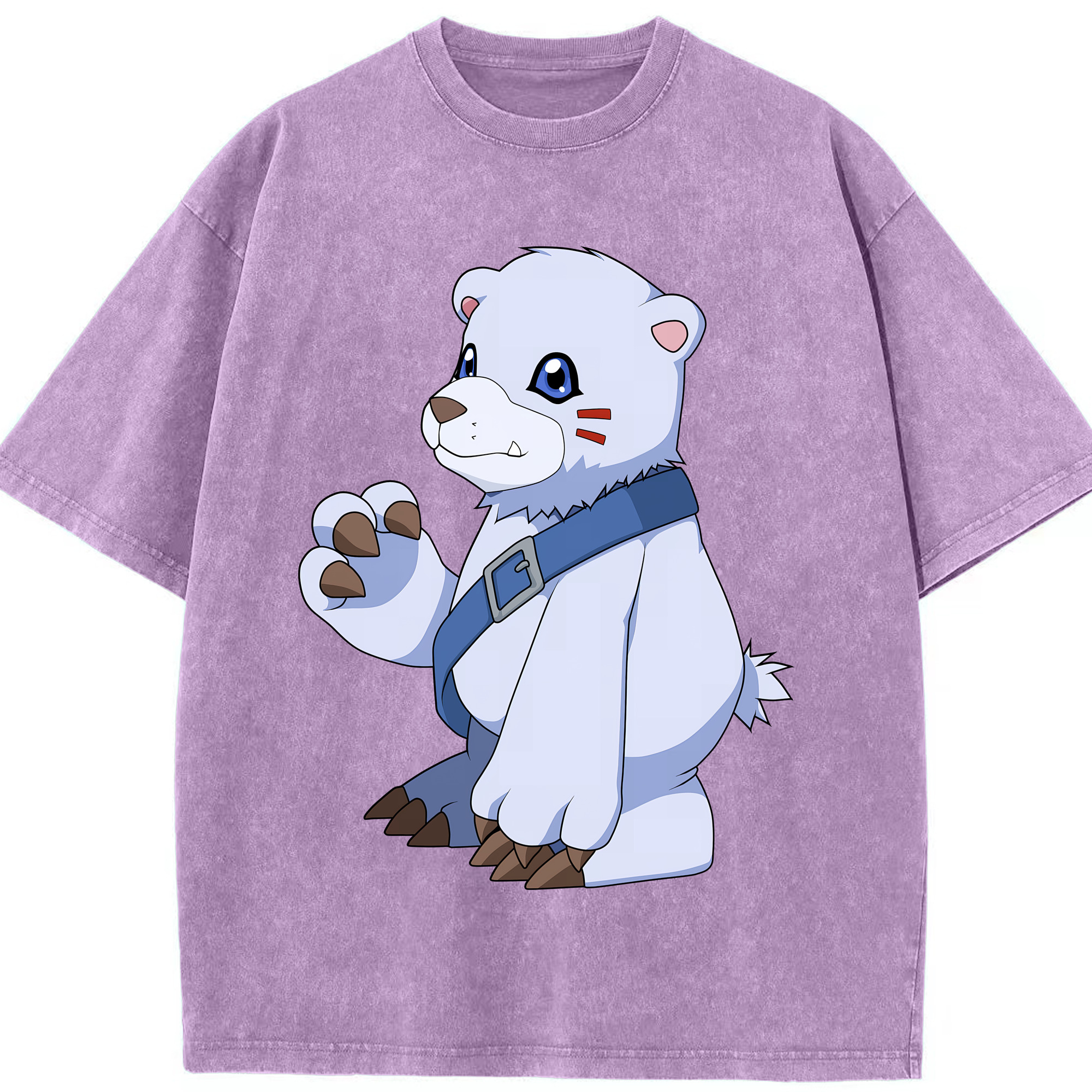 （画像用） Digimon デジタルモンスター/デジモン 綿100% ヴィンテージ風 半袖Tシャツ（フロントプリント）