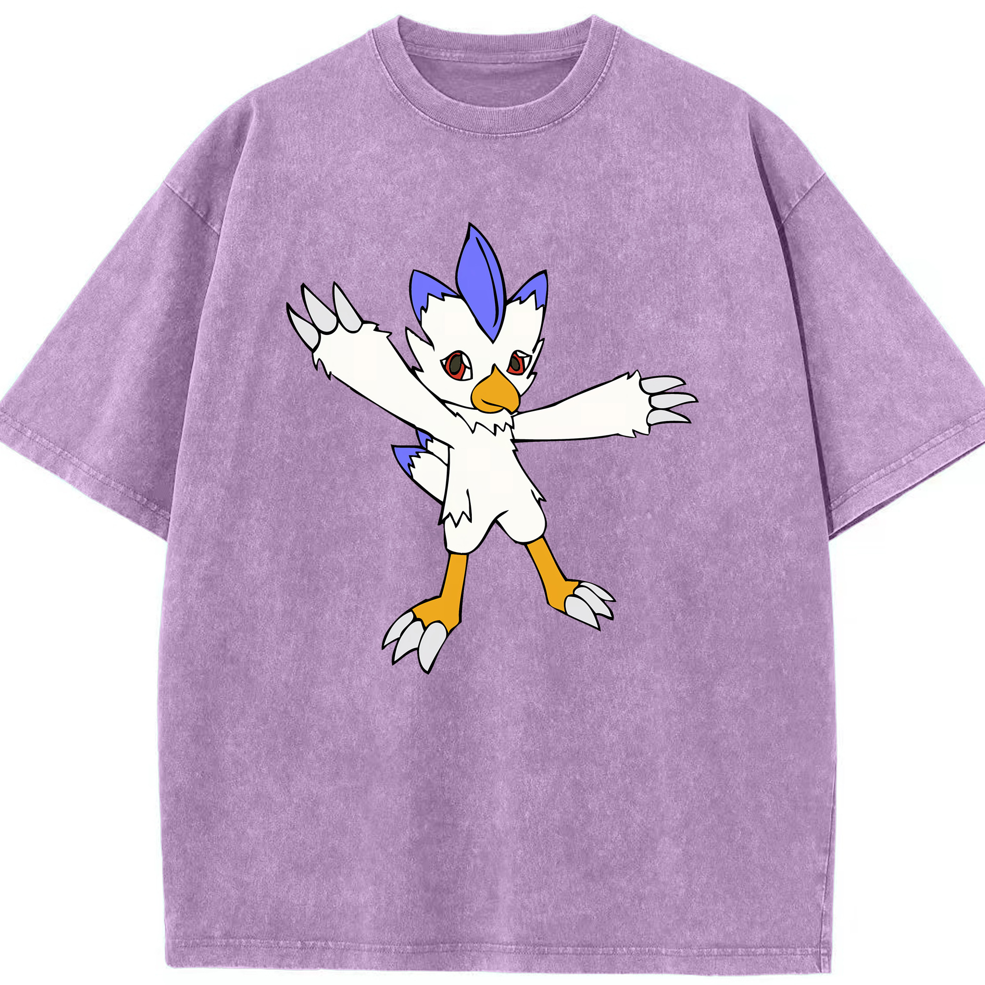 （画像用） Digimon デジタルモンスター/デジモン 綿100% ヴィンテージ風 半袖Tシャツ（フロントプリント）