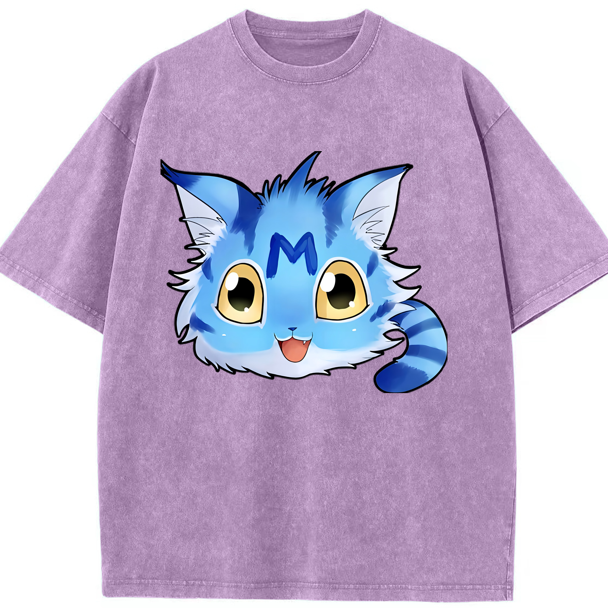 （画像用） Digimon デジタルモンスター/デジモン 綿100% ヴィンテージ風 半袖Tシャツ（フロントプリント）