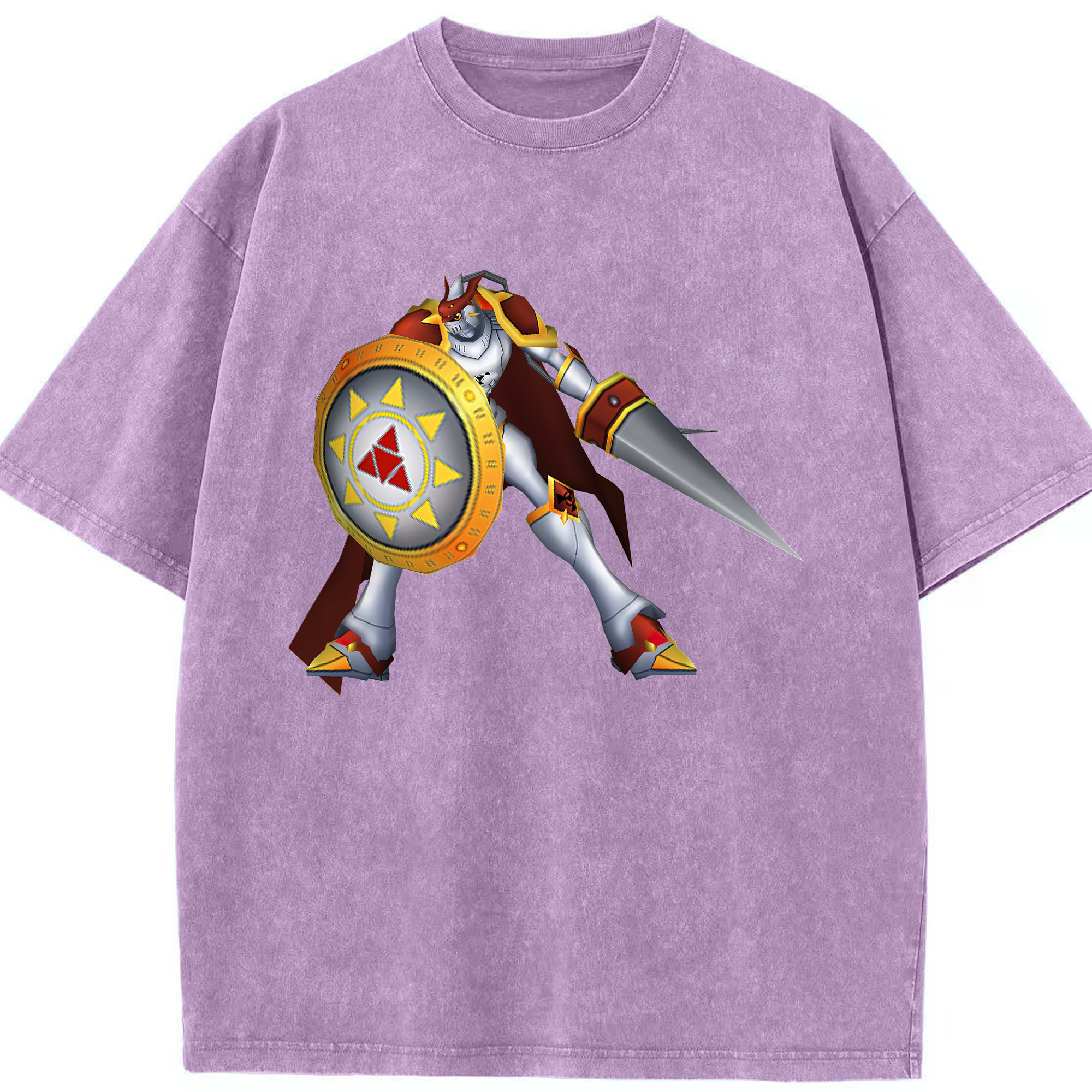 （画像用） Digimon デジタルモンスター/デジモン 綿100% ヴィンテージ風 半袖Tシャツ（フロントプリント）