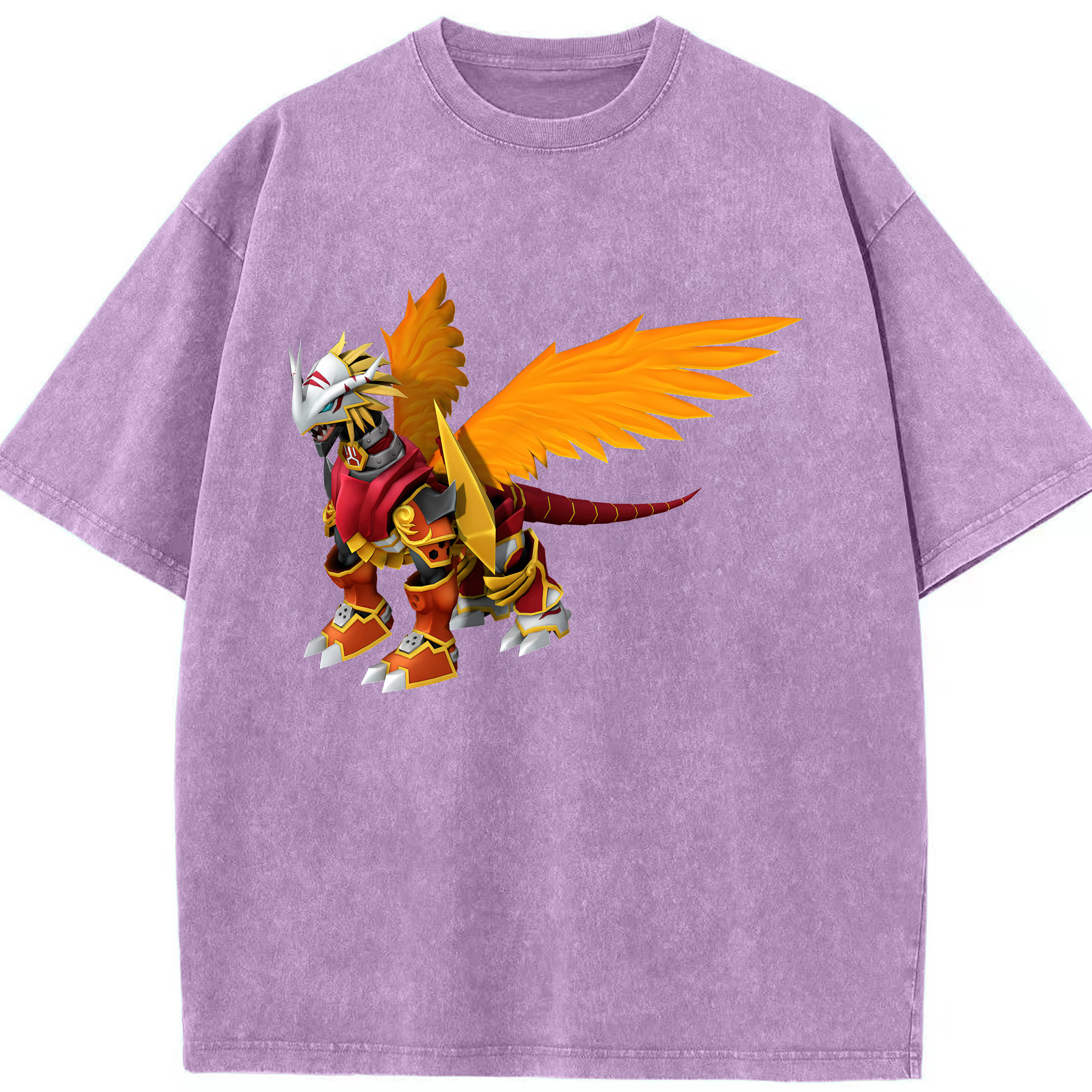 （画像用） Digimon デジタルモンスター/デジモン 綿100% ヴィンテージ風 半袖Tシャツ（フロントプリント）