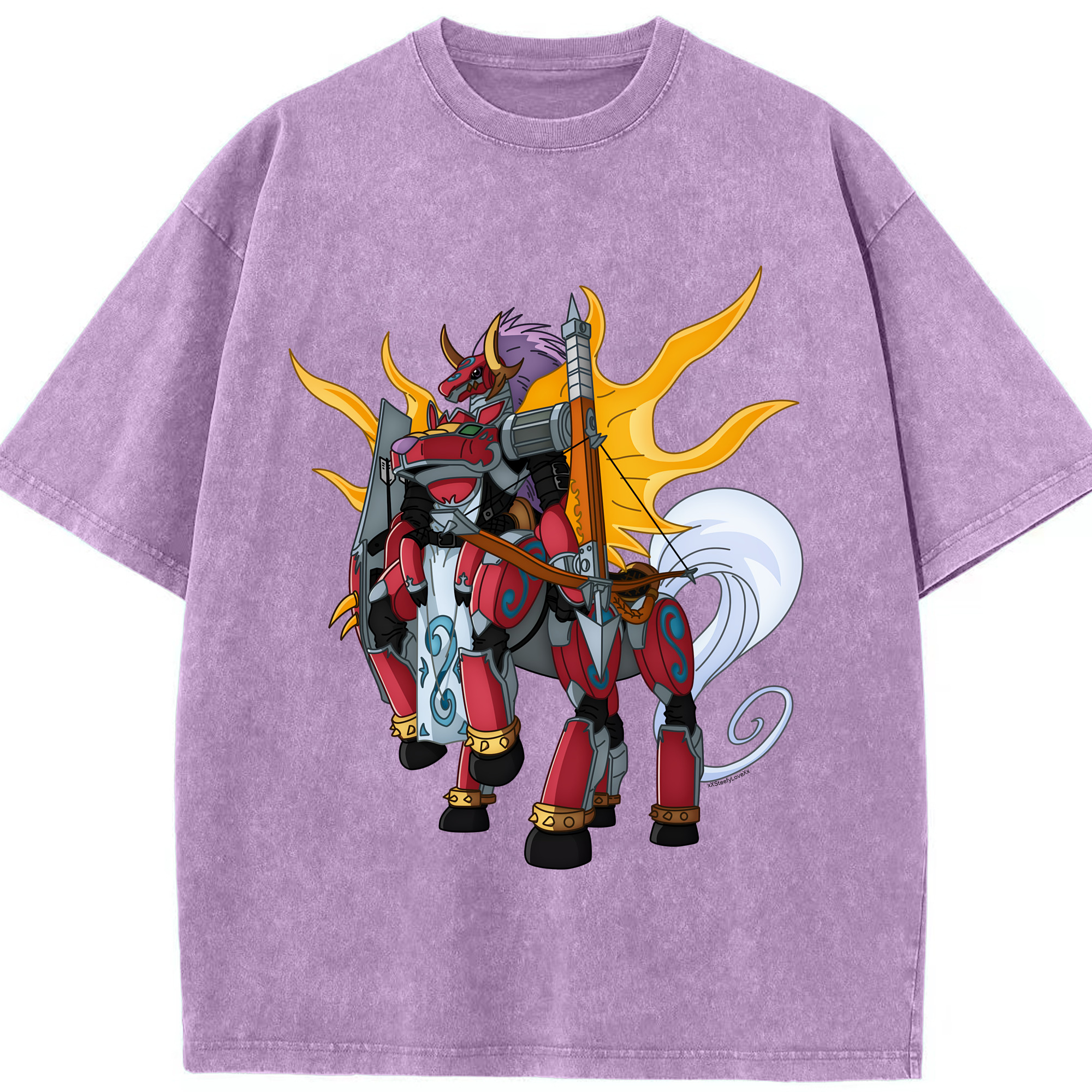 （画像用） Digimon デジタルモンスター/デジモン 綿100% ヴィンテージ風 半袖Tシャツ（フロントプリント）
