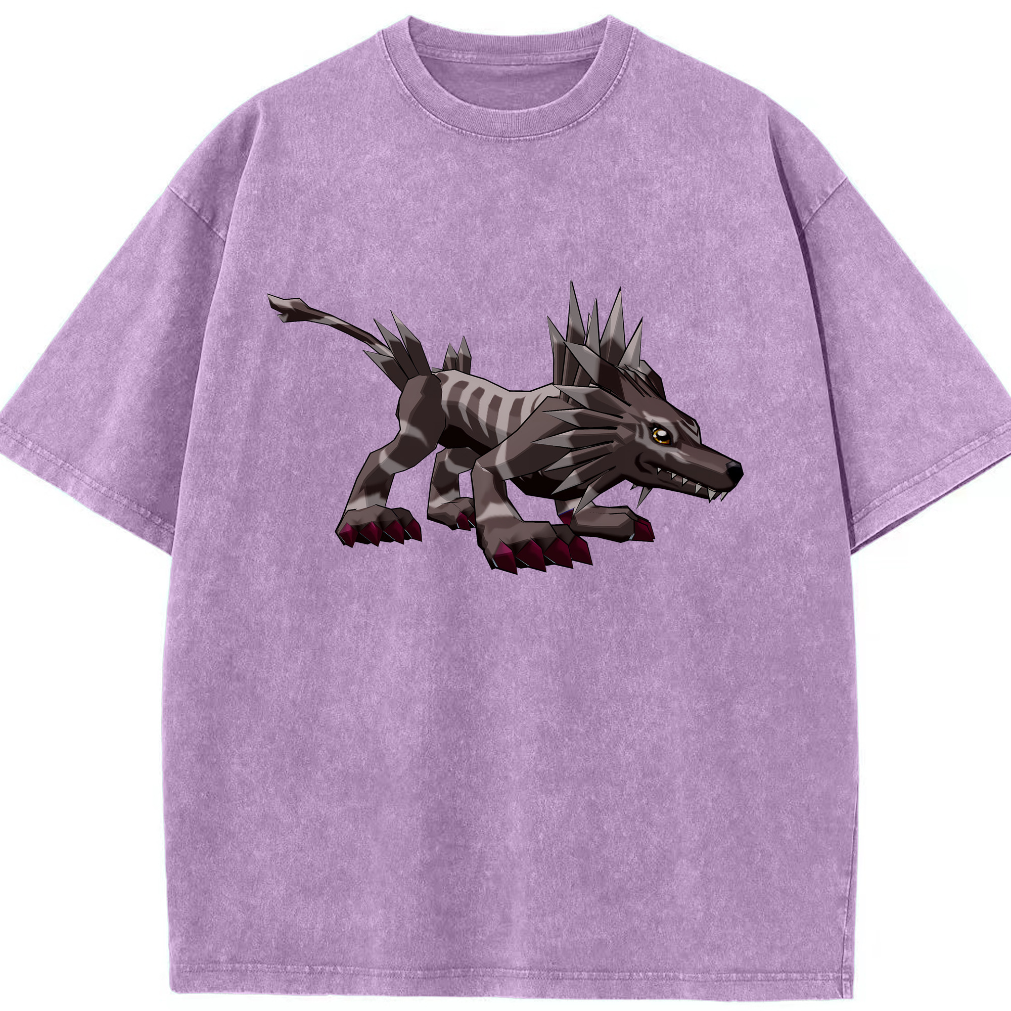 （画像用） Digimon デジタルモンスター/デジモン 綿100% ヴィンテージ風 半袖Tシャツ（フロントプリント）