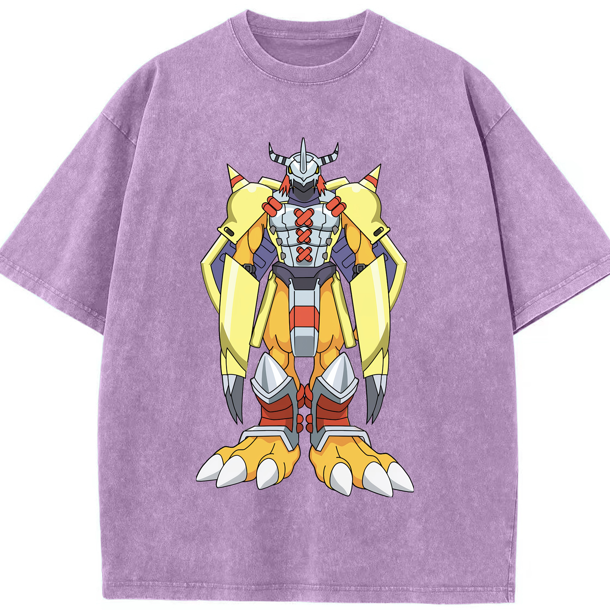 （画像用） Digimon デジタルモンスター/デジモン 綿100% ヴィンテージ風 半袖Tシャツ（フロントプリント）