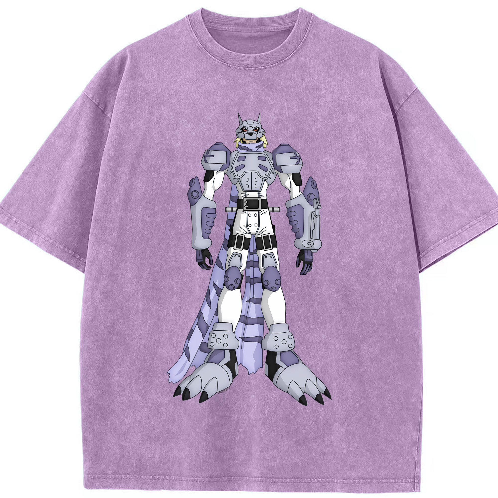 （画像用） Digimon デジタルモンスター/デジモン 綿100% ヴィンテージ風 半袖Tシャツ（フロントプリント）