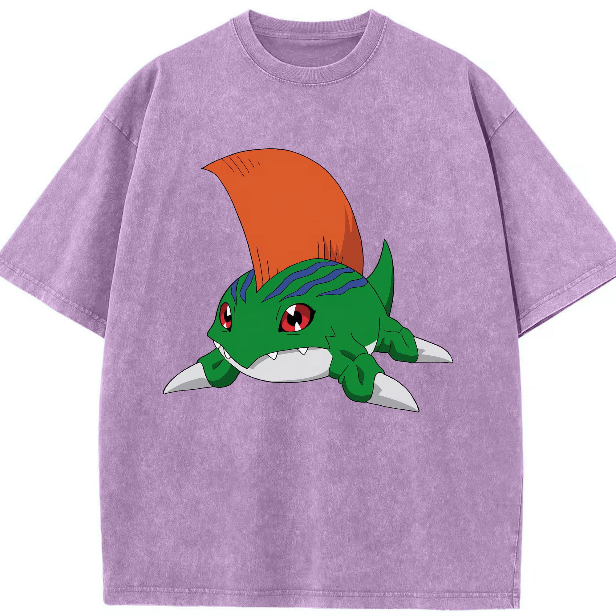 （画像用） Digimon デジタルモンスター/デジモン 綿100% ヴィンテージ風 半袖Tシャツ（フロントプリント）