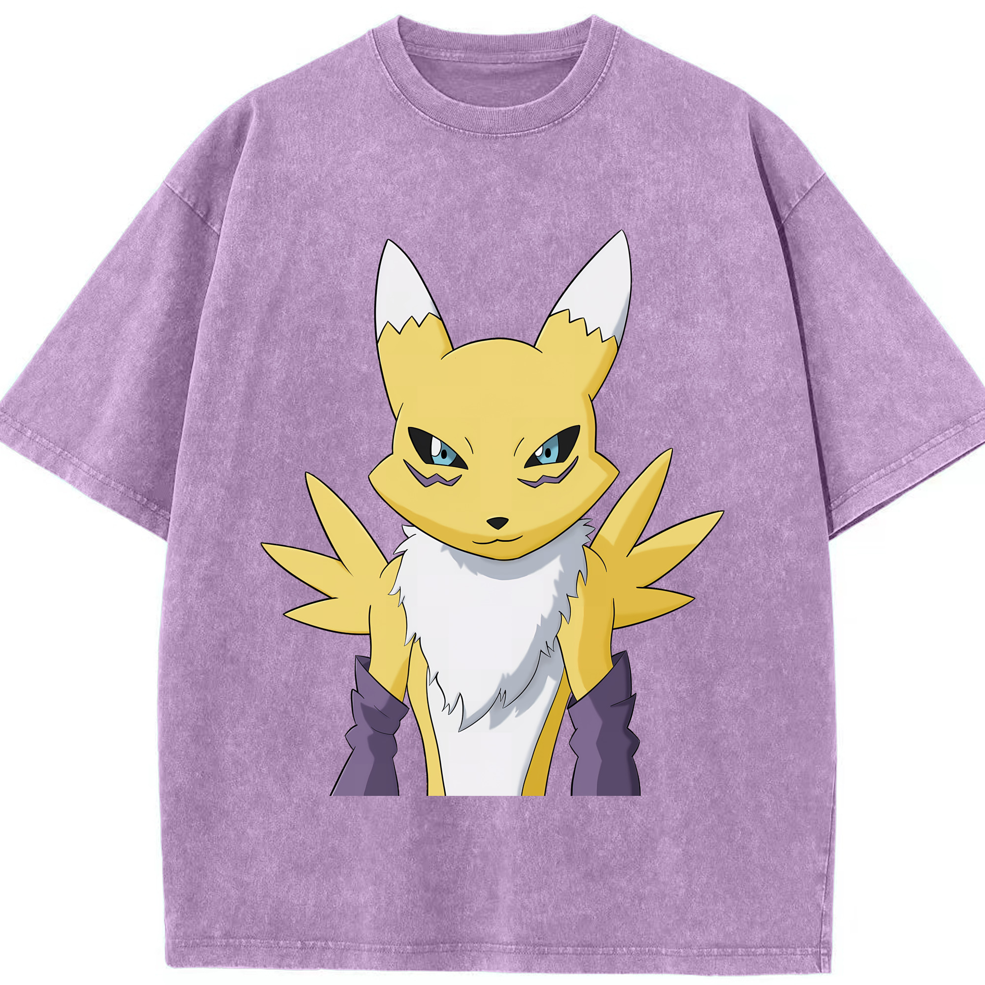（画像用） Digimon デジタルモンスター/デジモン 綿100% ヴィンテージ風 半袖Tシャツ（フロントプリント）