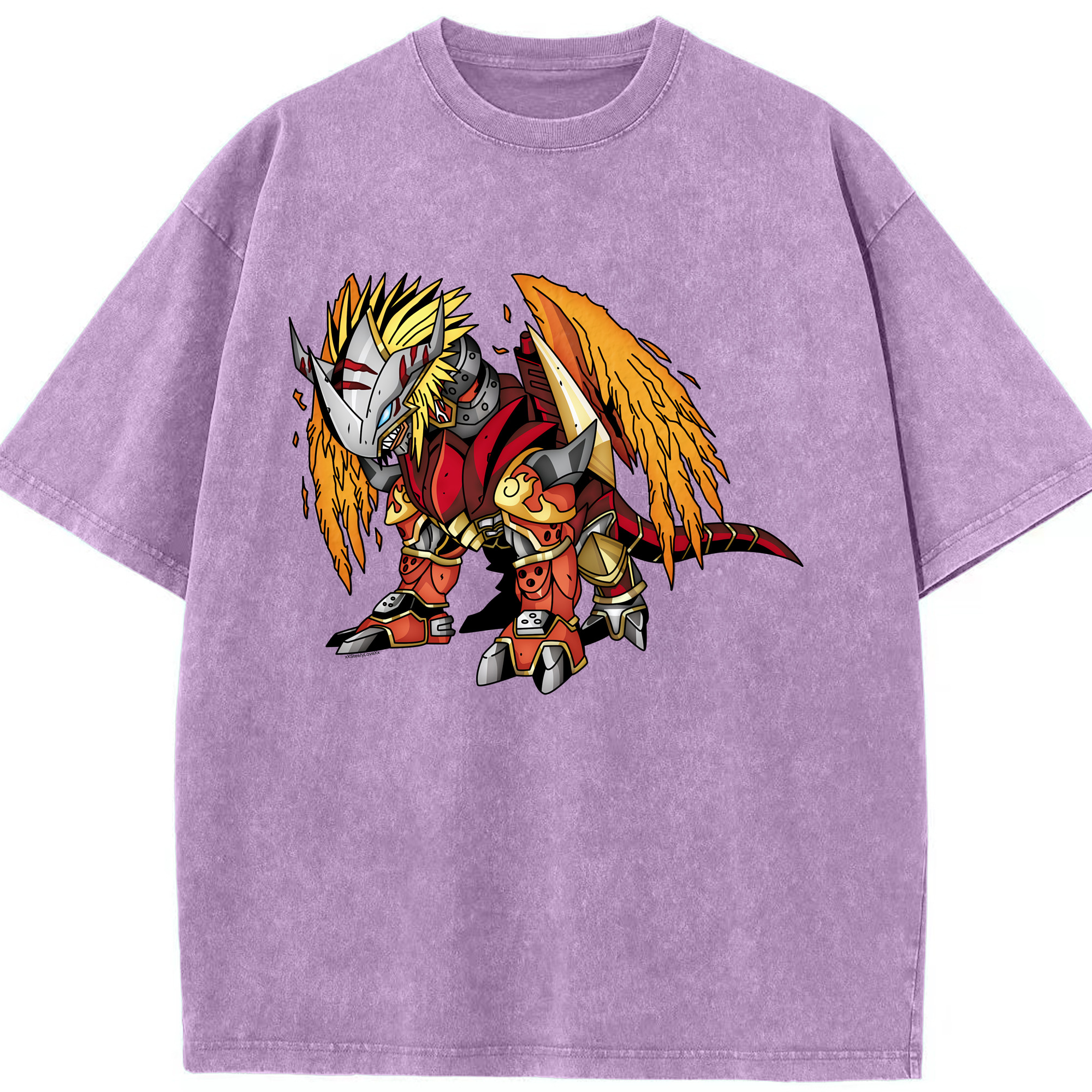 （画像用） Digimon デジタルモンスター/デジモン 綿100% ヴィンテージ風 半袖Tシャツ（フロントプリント）