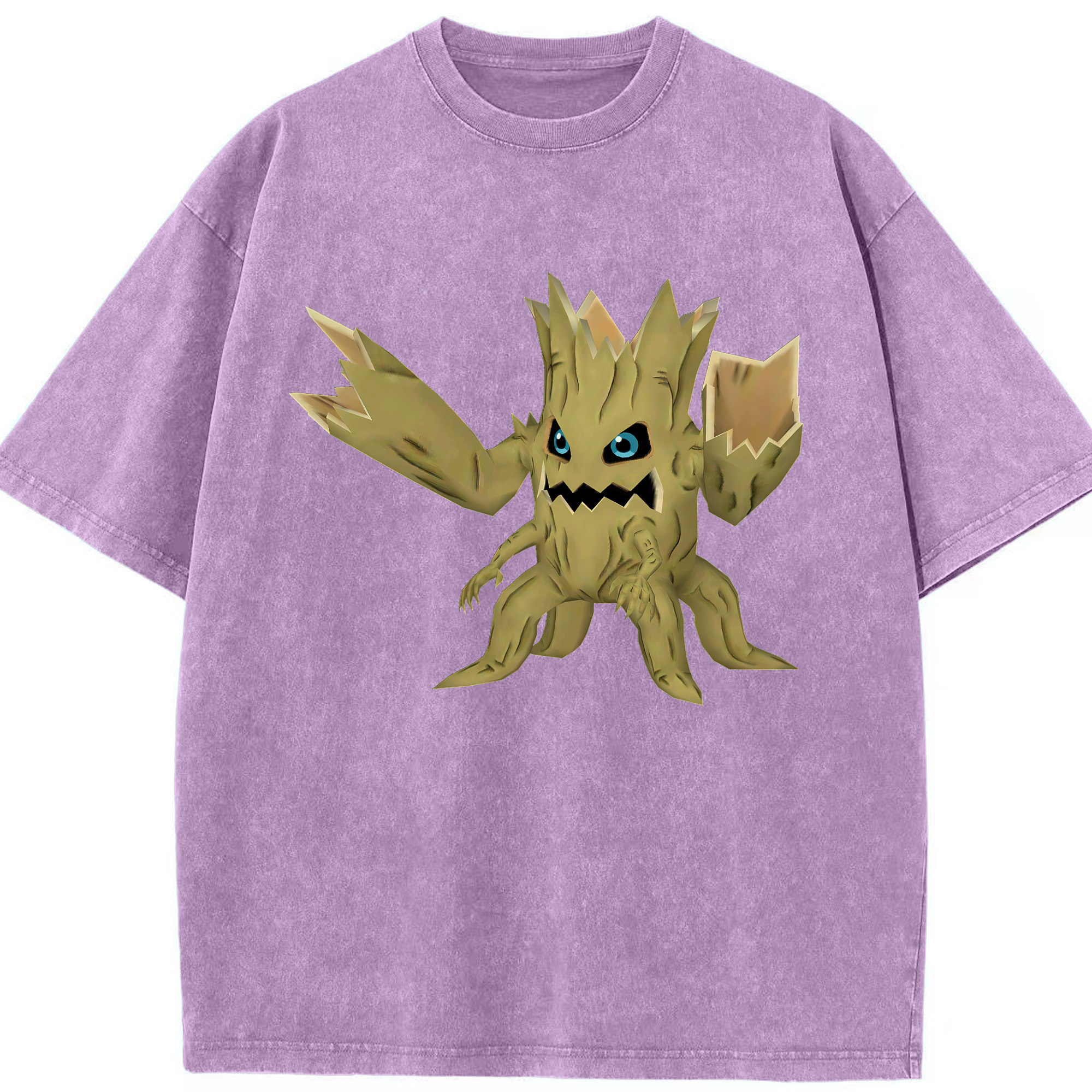 （画像用） Digimon デジタルモンスター/デジモン 綿100% ヴィンテージ風 半袖Tシャツ（フロントプリント）