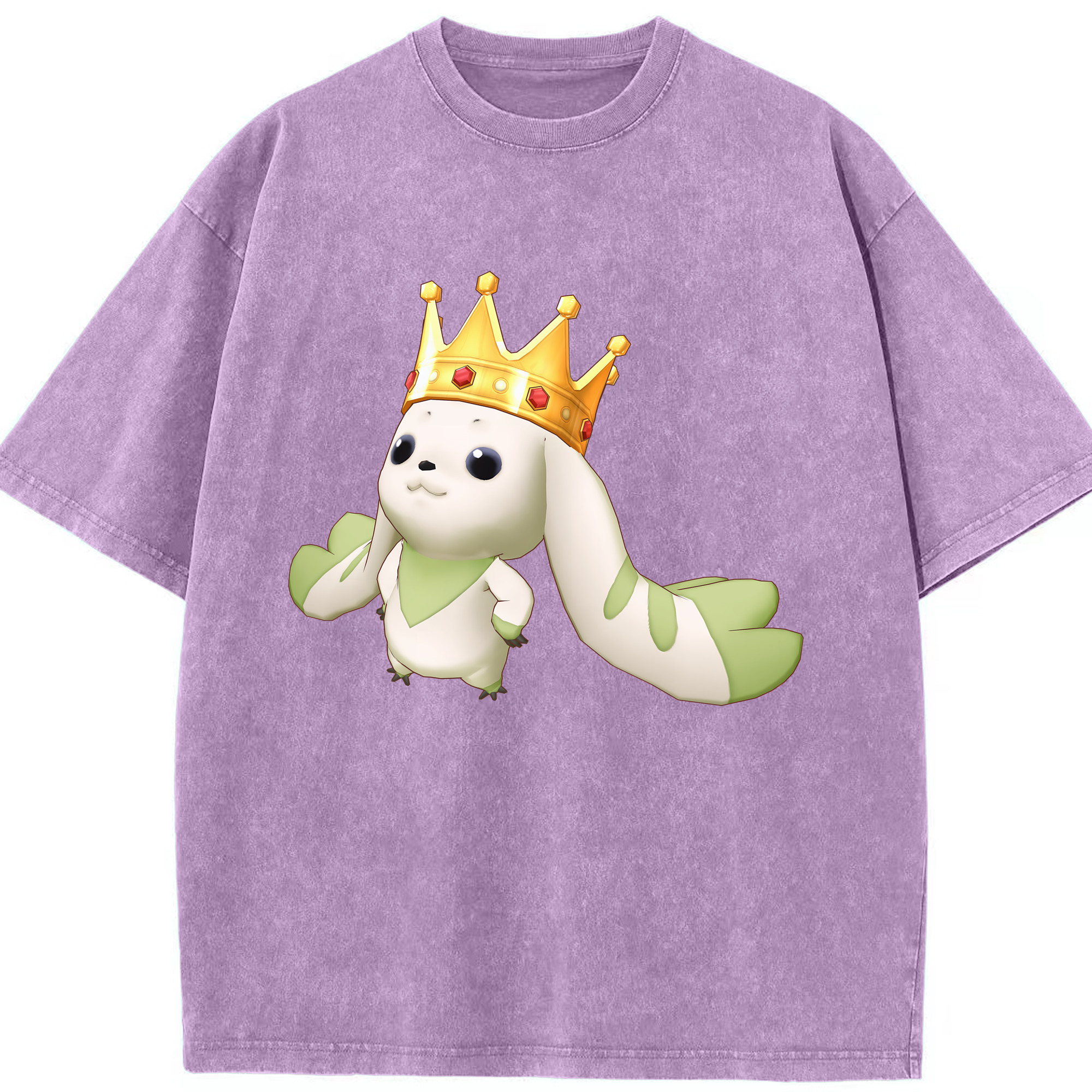 （画像用） Digimon デジタルモンスター/デジモン 綿100% ヴィンテージ風 半袖Tシャツ（フロントプリント）