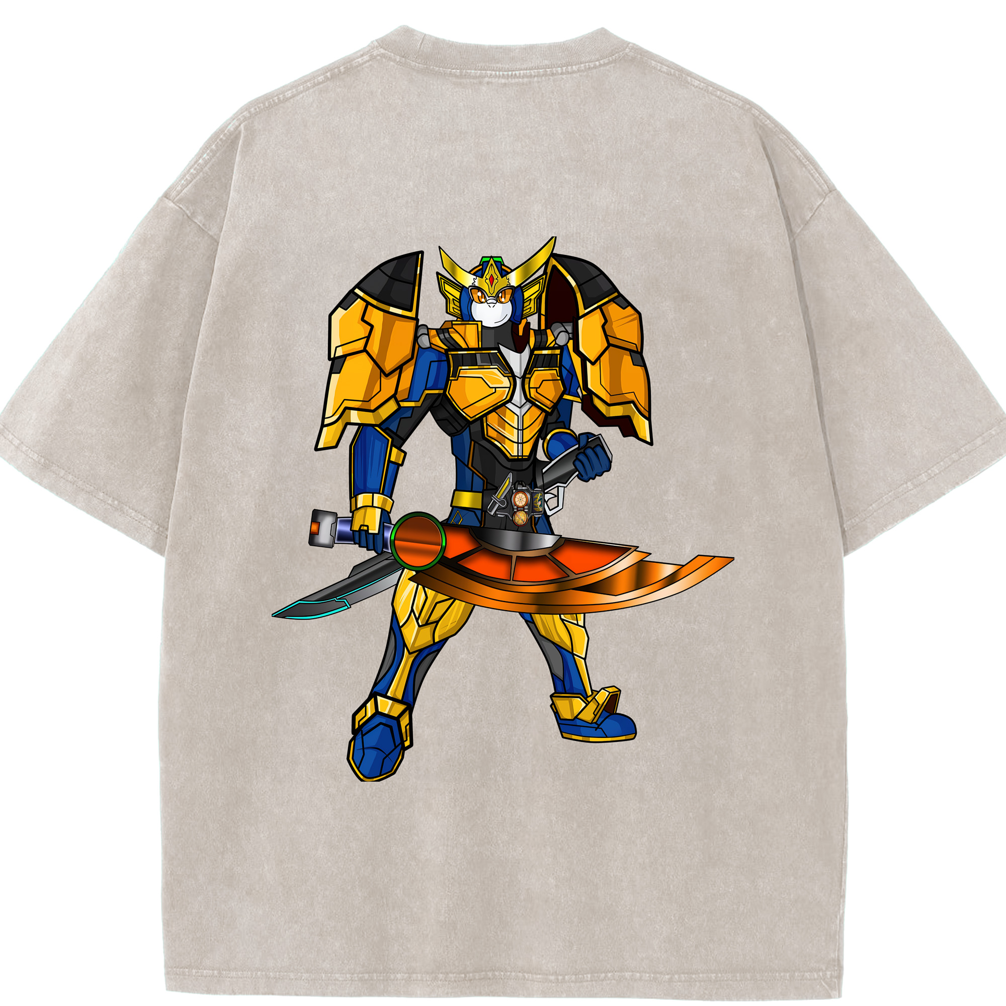 （画像用） Digimon デジタルモンスター/デジモン 綿100% ヴィンテージ風 半袖Tシャツ（背面プリント）