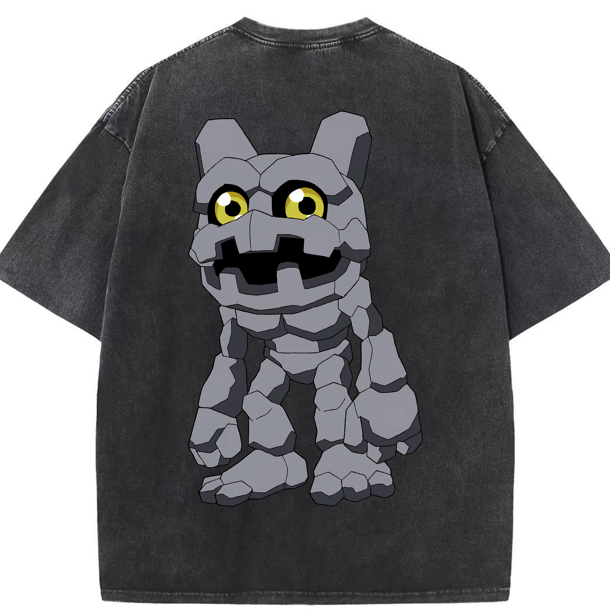 （画像用） Digimon デジタルモンスター/デジモン 綿100% ヴィンテージ風 半袖Tシャツ（背面プリント）