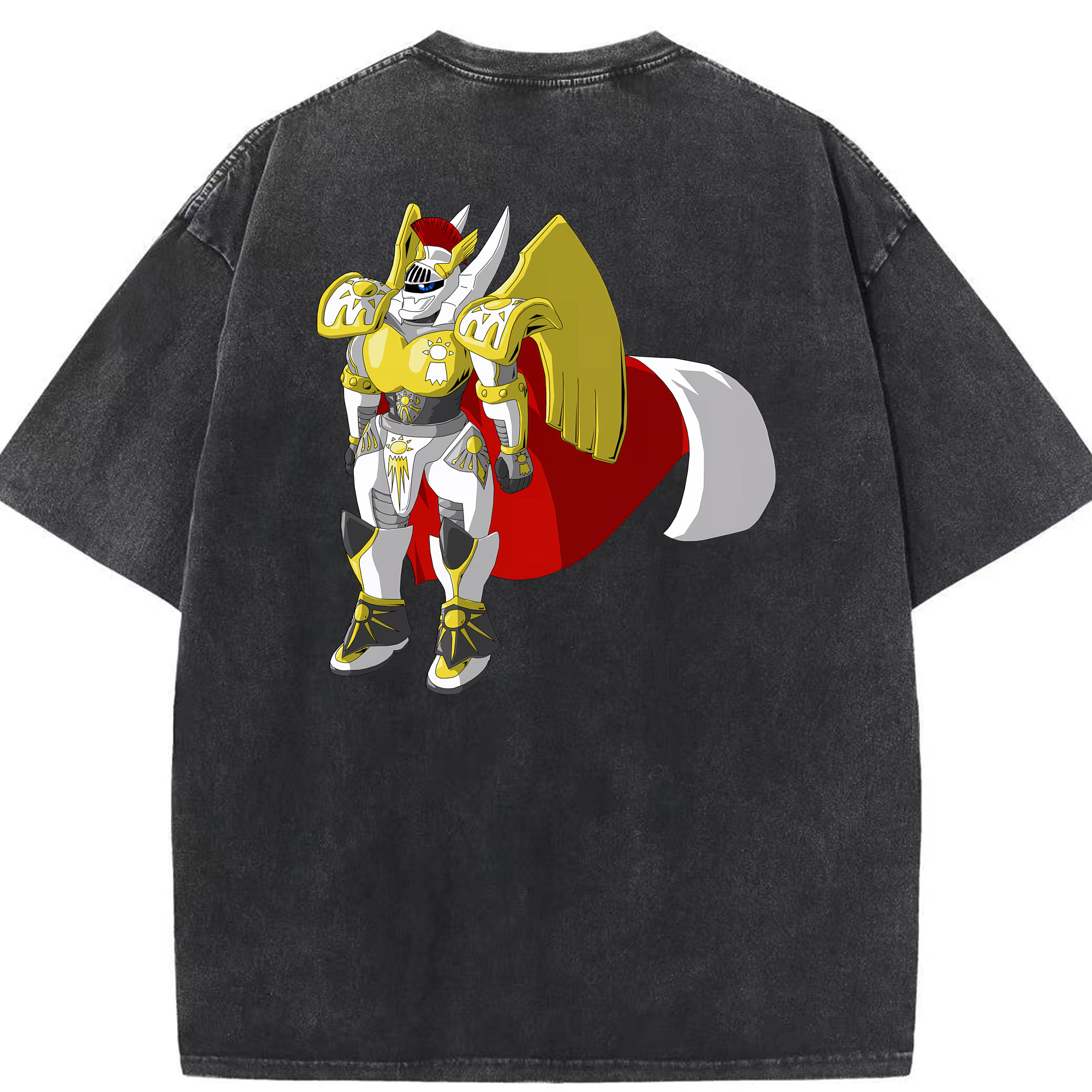 （画像用） Digimon デジタルモンスター/デジモン 綿100% ヴィンテージ風 半袖Tシャツ（背面プリント）