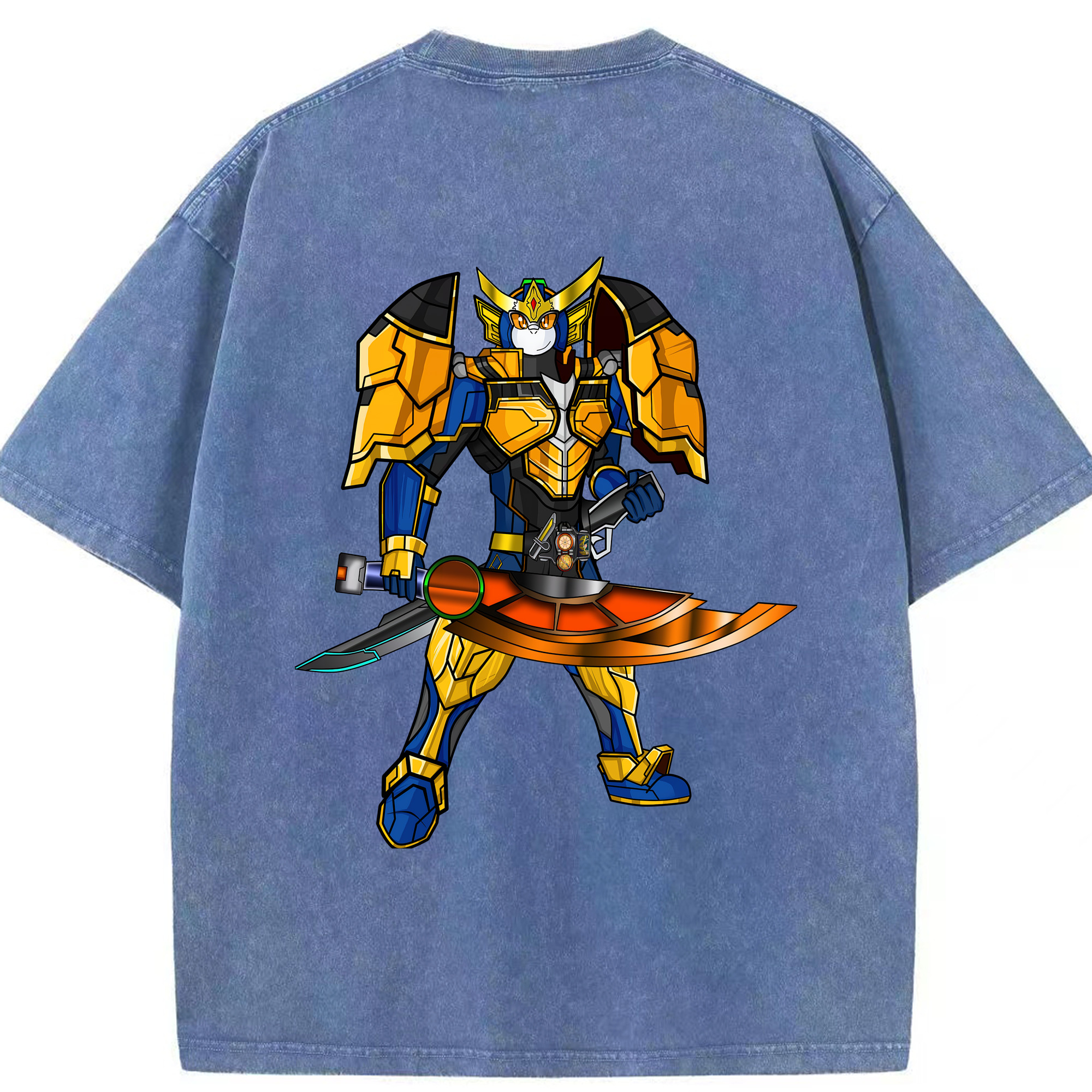 （画像用） Digimon デジタルモンスター/デジモン 綿100% ヴィンテージ風 半袖Tシャツ（背面プリント）
