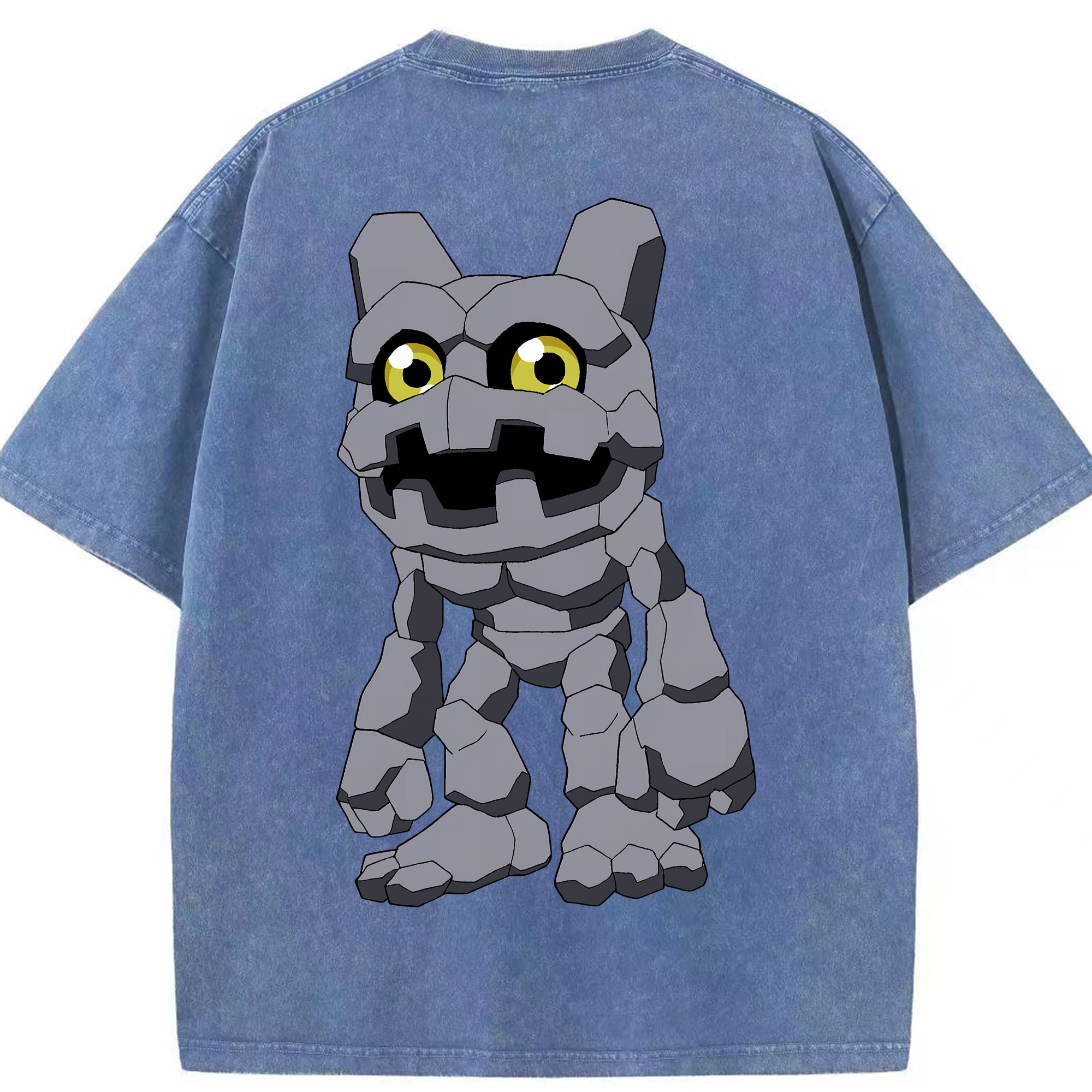 （画像用） Digimon デジタルモンスター/デジモン 綿100% ヴィンテージ風 半袖Tシャツ（背面プリント）