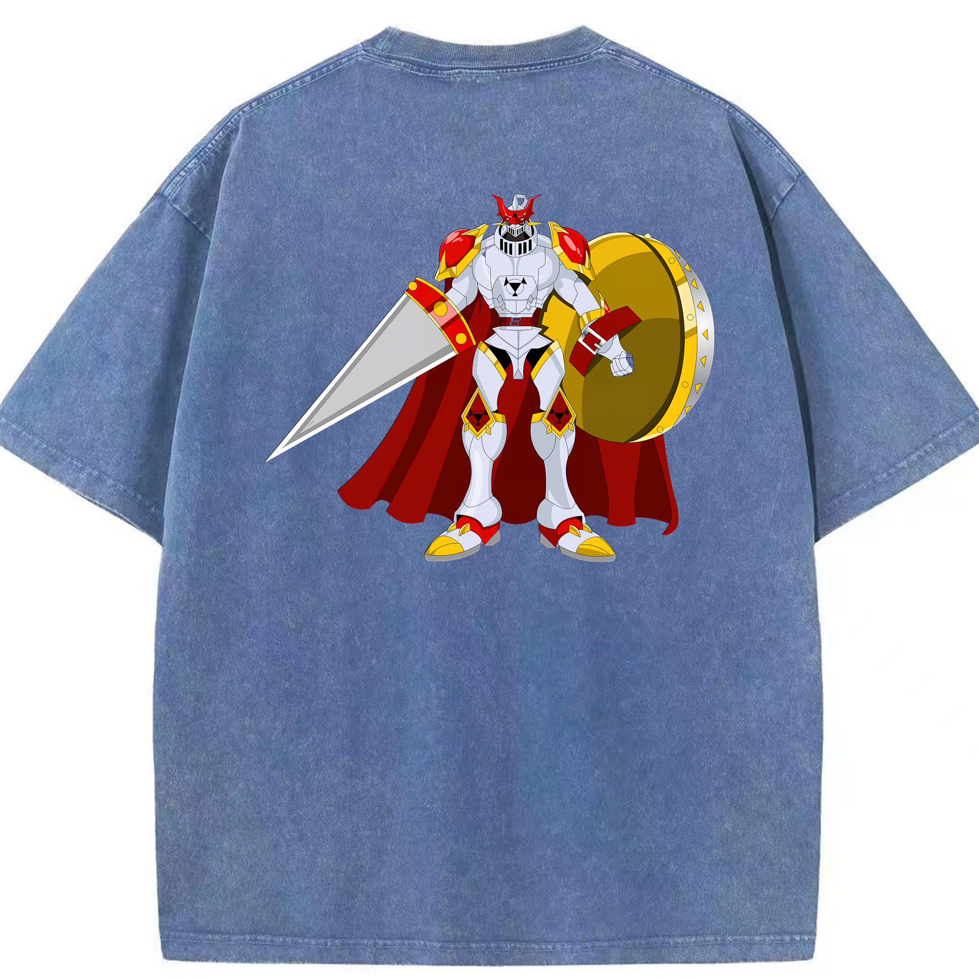 （画像用） Digimon デジタルモンスター/デジモン 綿100% ヴィンテージ風 半袖Tシャツ（背面プリント）