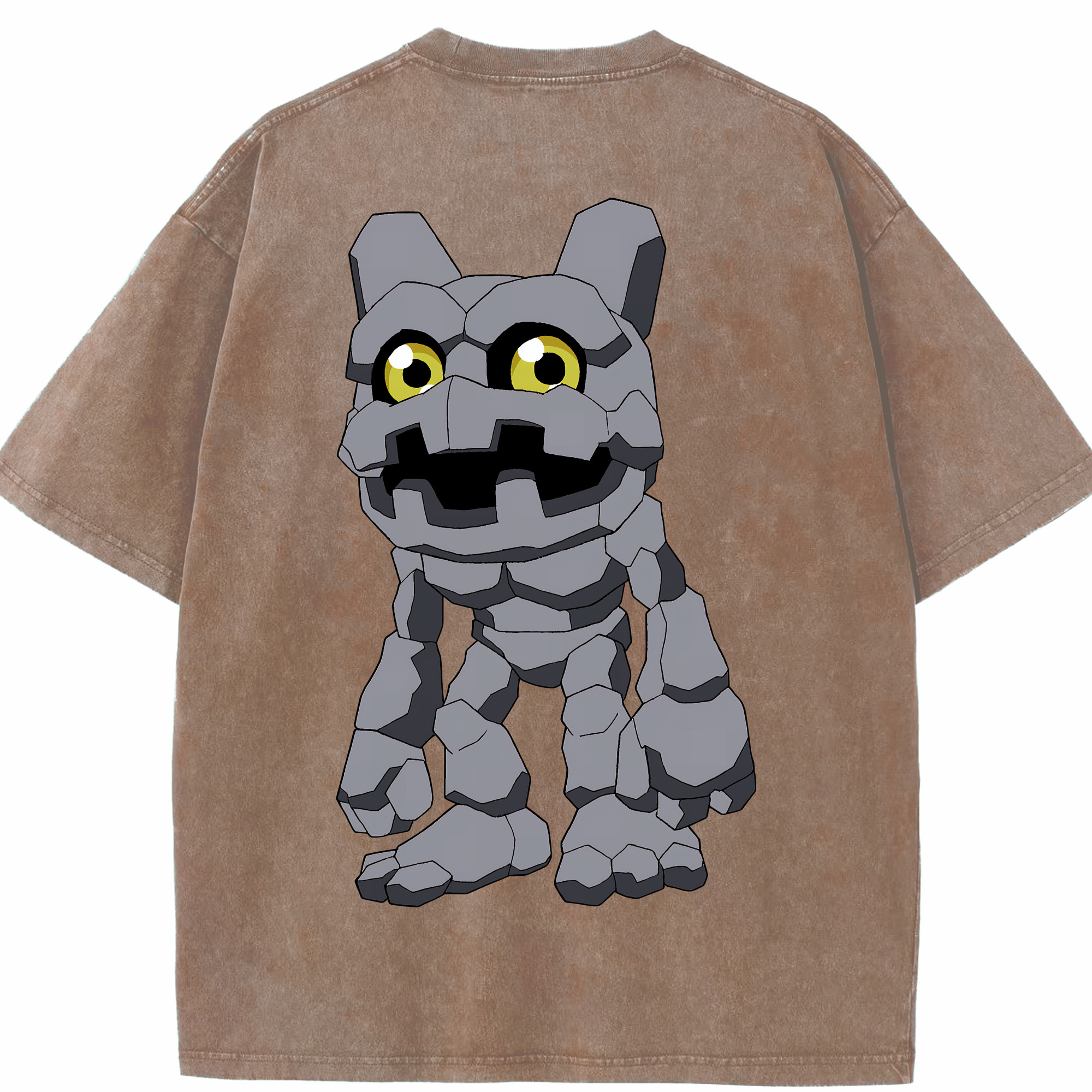 （画像用） Digimon デジタルモンスター/デジモン 綿100% ヴィンテージ風 半袖Tシャツ（背面プリント）
