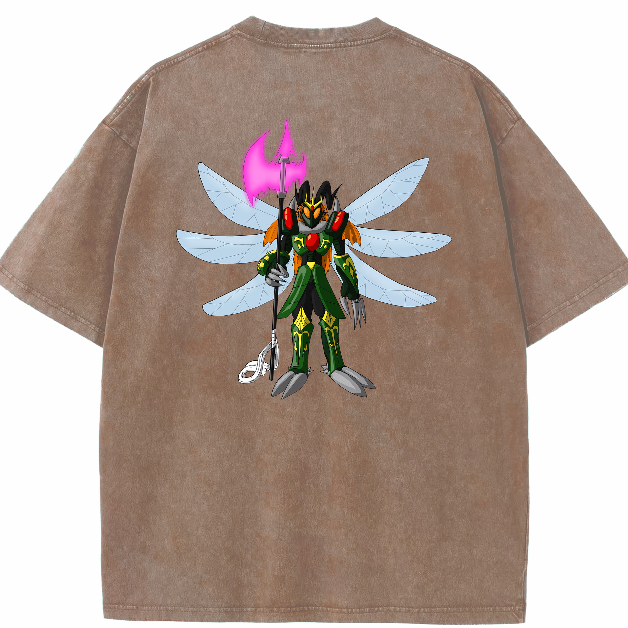 （画像用） Digimon デジタルモンスター/デジモン 綿100% ヴィンテージ風 半袖Tシャツ（背面プリント）