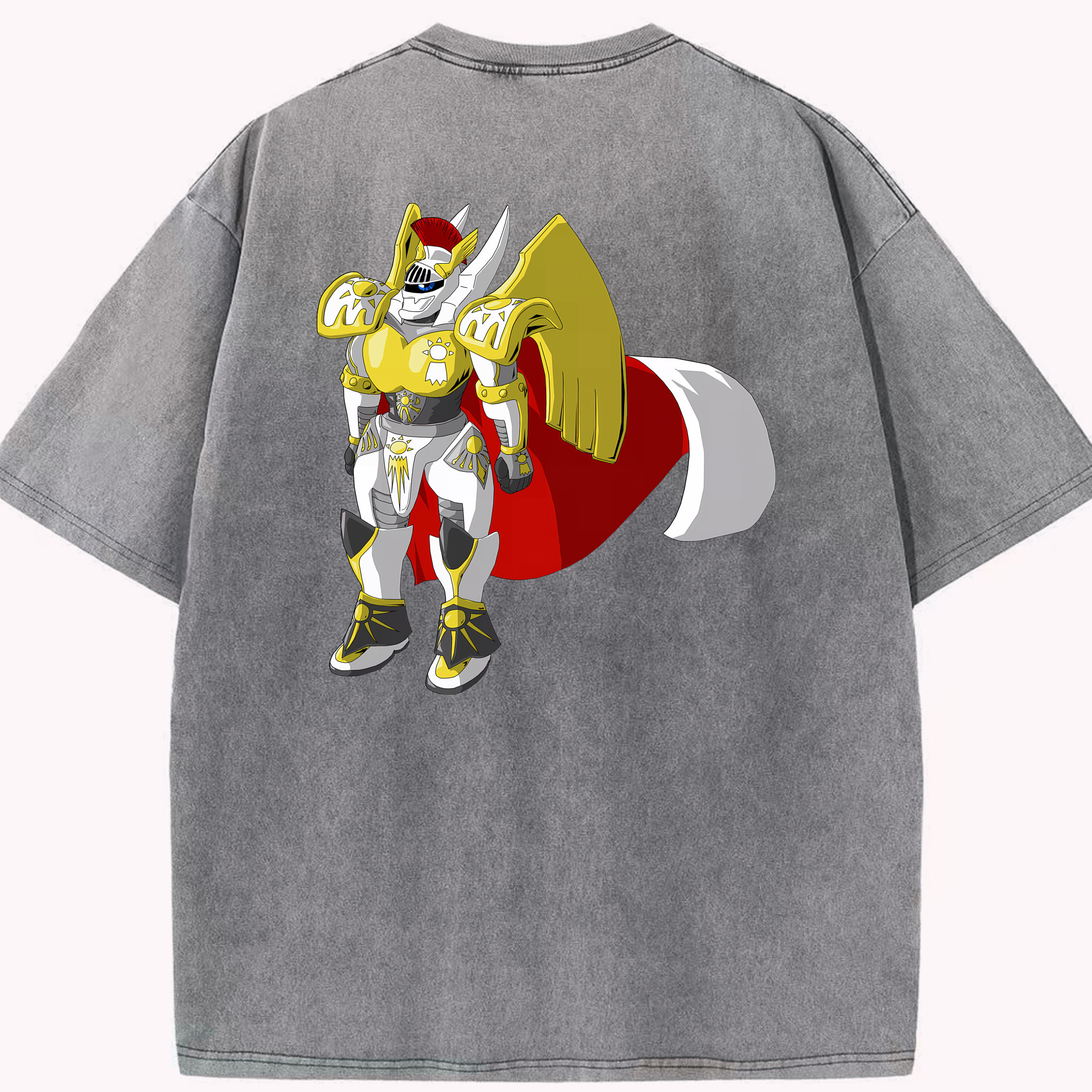 （画像用） Digimon デジタルモンスター/デジモン 綿100% ヴィンテージ風 半袖Tシャツ（背面プリント）