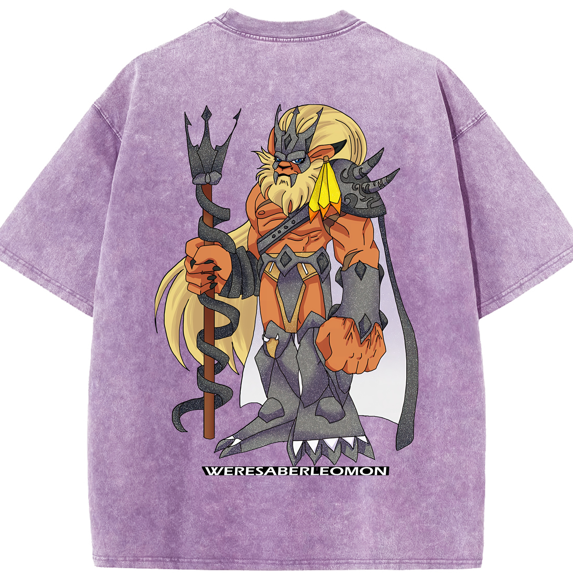 （画像用） Digimon デジタルモンスター/デジモン 綿100% ヴィンテージ風 半袖Tシャツ（背面プリント）