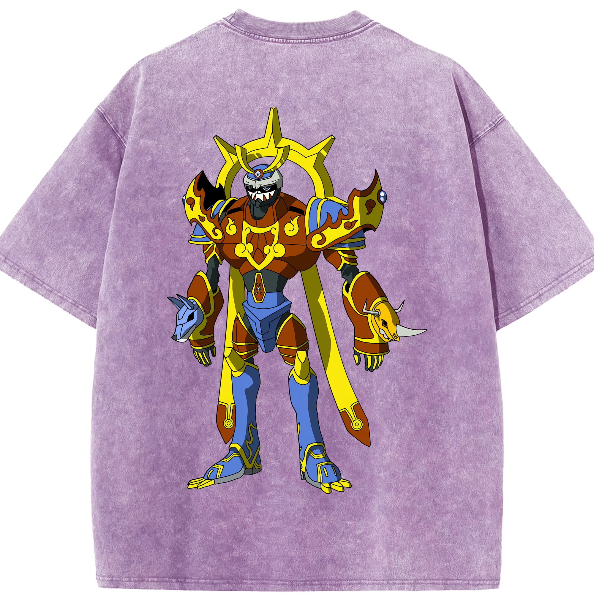 （画像用） Digimon デジタルモンスター/デジモン 綿100% ヴィンテージ風 半袖Tシャツ（背面プリント）