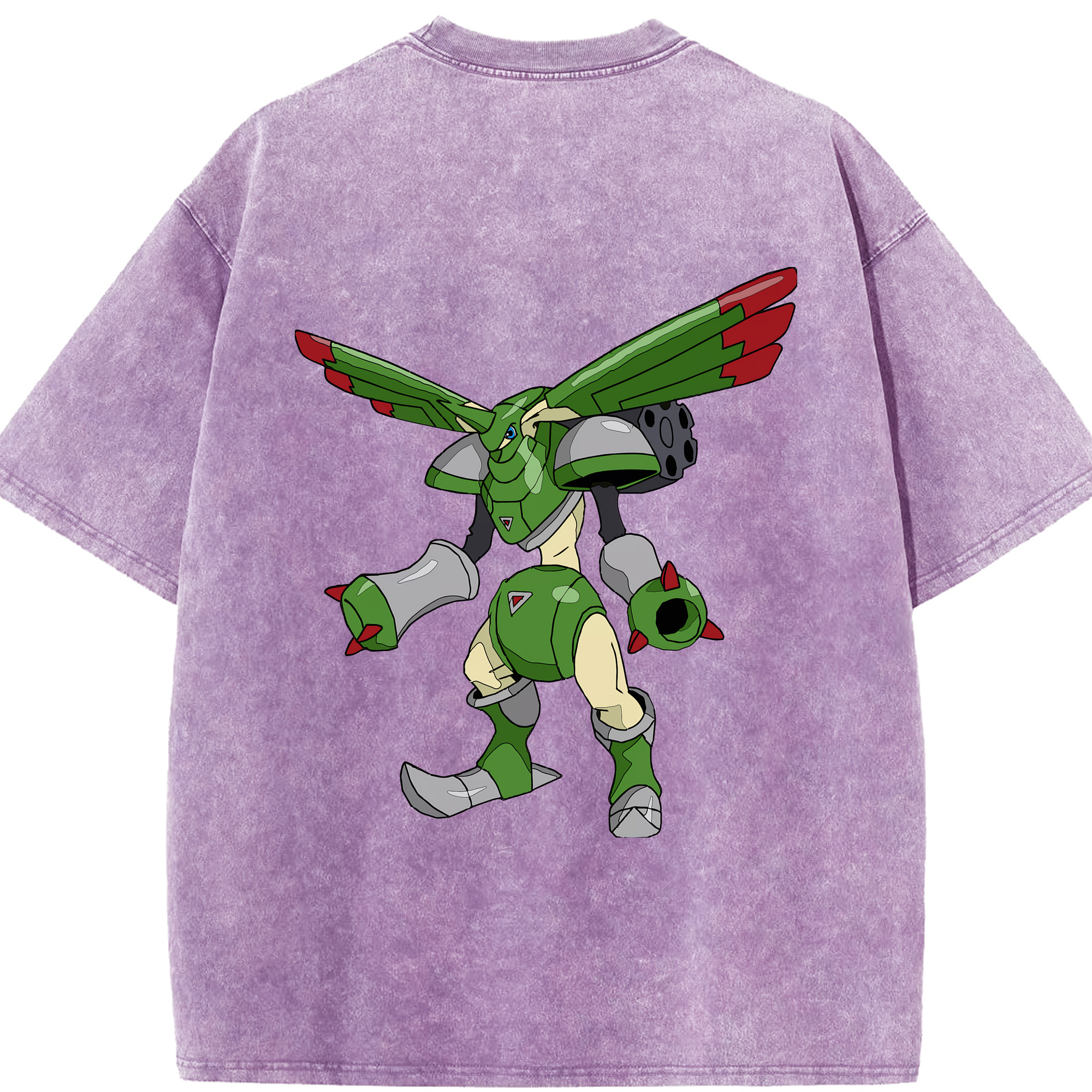 （画像用） Digimon デジタルモンスター/デジモン 綿100% ヴィンテージ風 半袖Tシャツ（背面プリント）