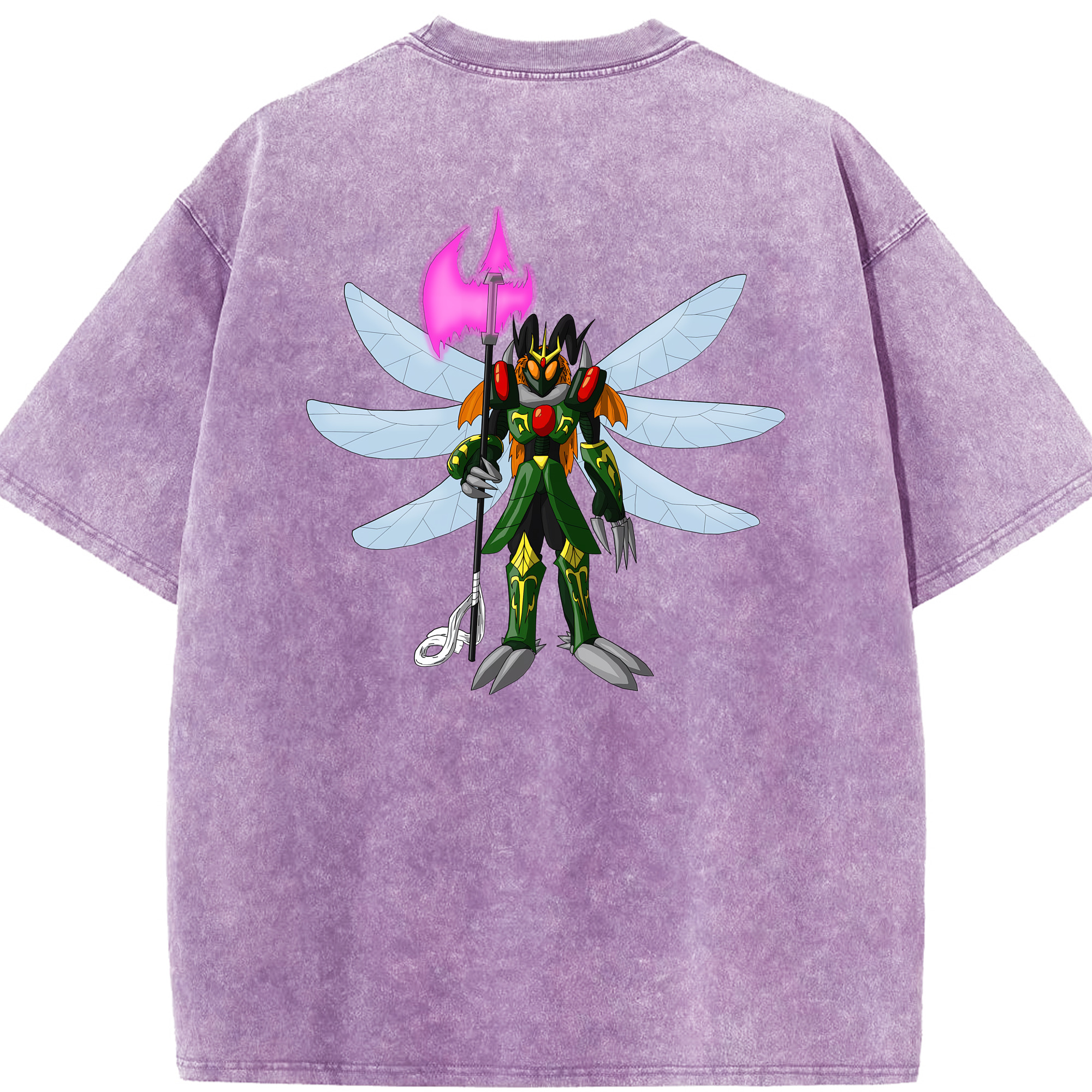 （画像用） Digimon デジタルモンスター/デジモン 綿100% ヴィンテージ風 半袖Tシャツ（背面プリント）