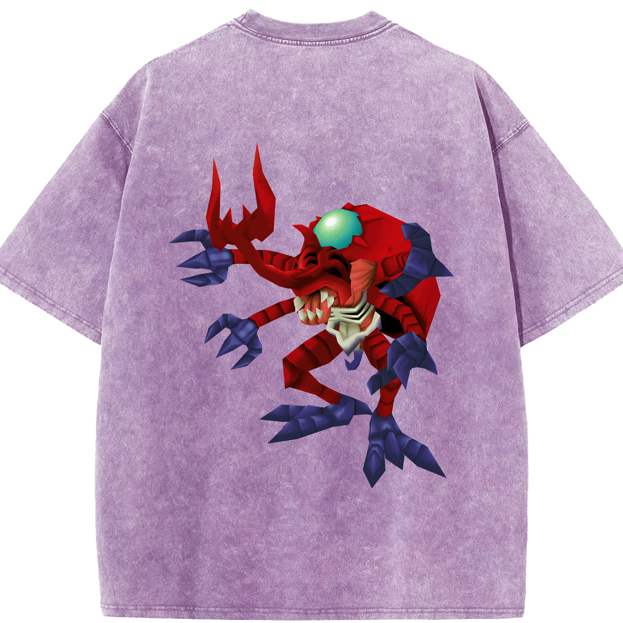 （画像用） Digimon デジタルモンスター/デジモン 綿100% ヴィンテージ風 半袖Tシャツ（背面プリント）