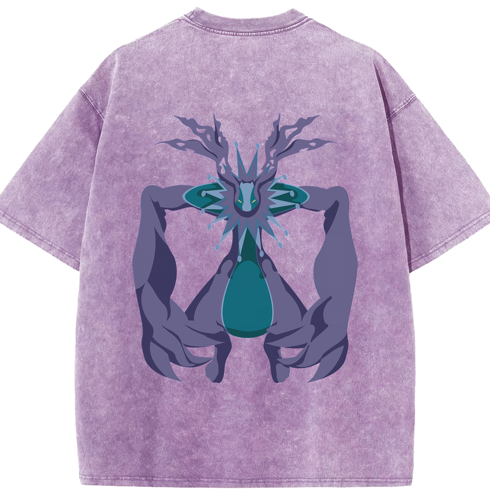 （画像用） Digimon デジタルモンスター/デジモン 綿100% ヴィンテージ風 半袖Tシャツ（背面プリント）