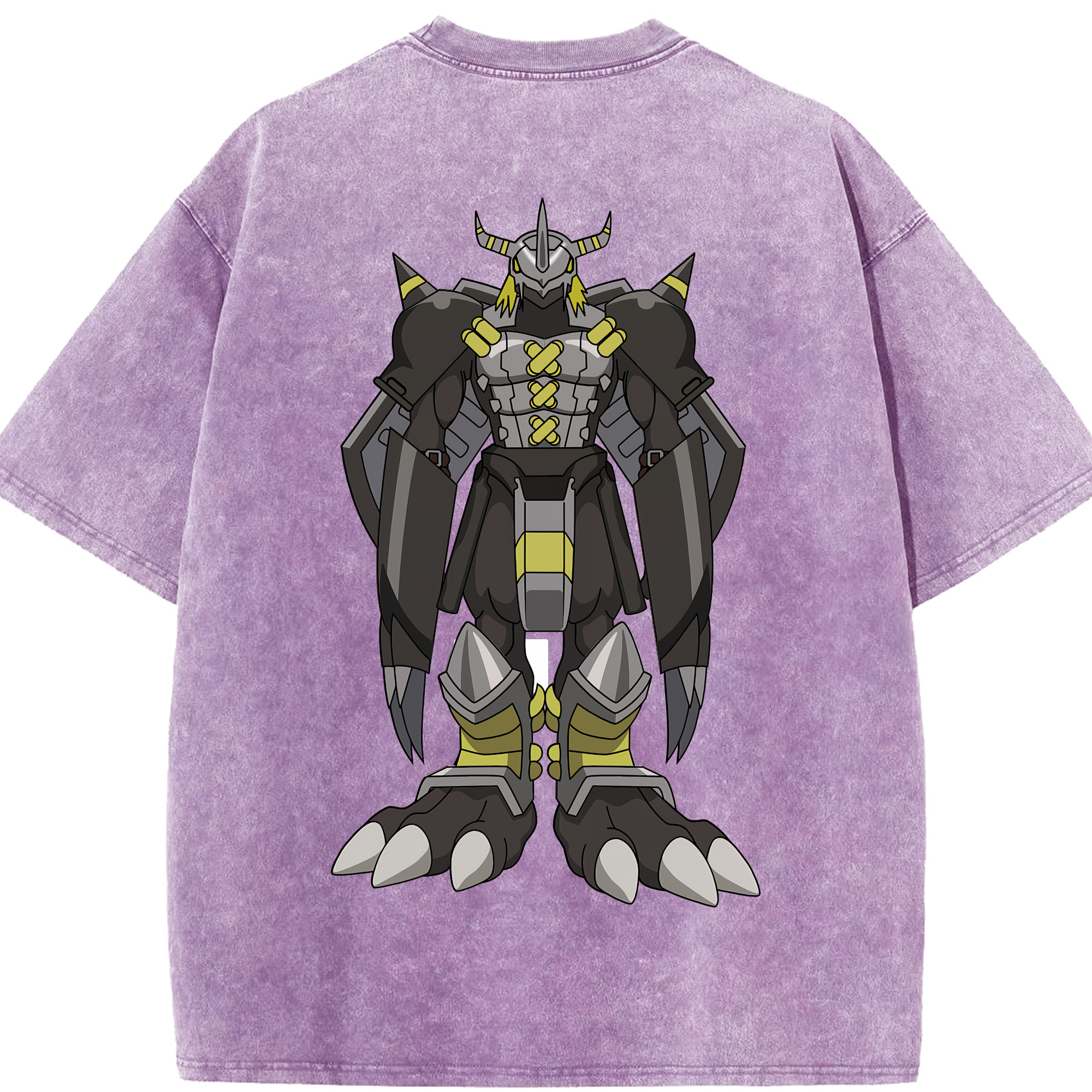 （画像用） Digimon デジタルモンスター/デジモン 綿100% ヴィンテージ風 半袖Tシャツ（背面プリント）