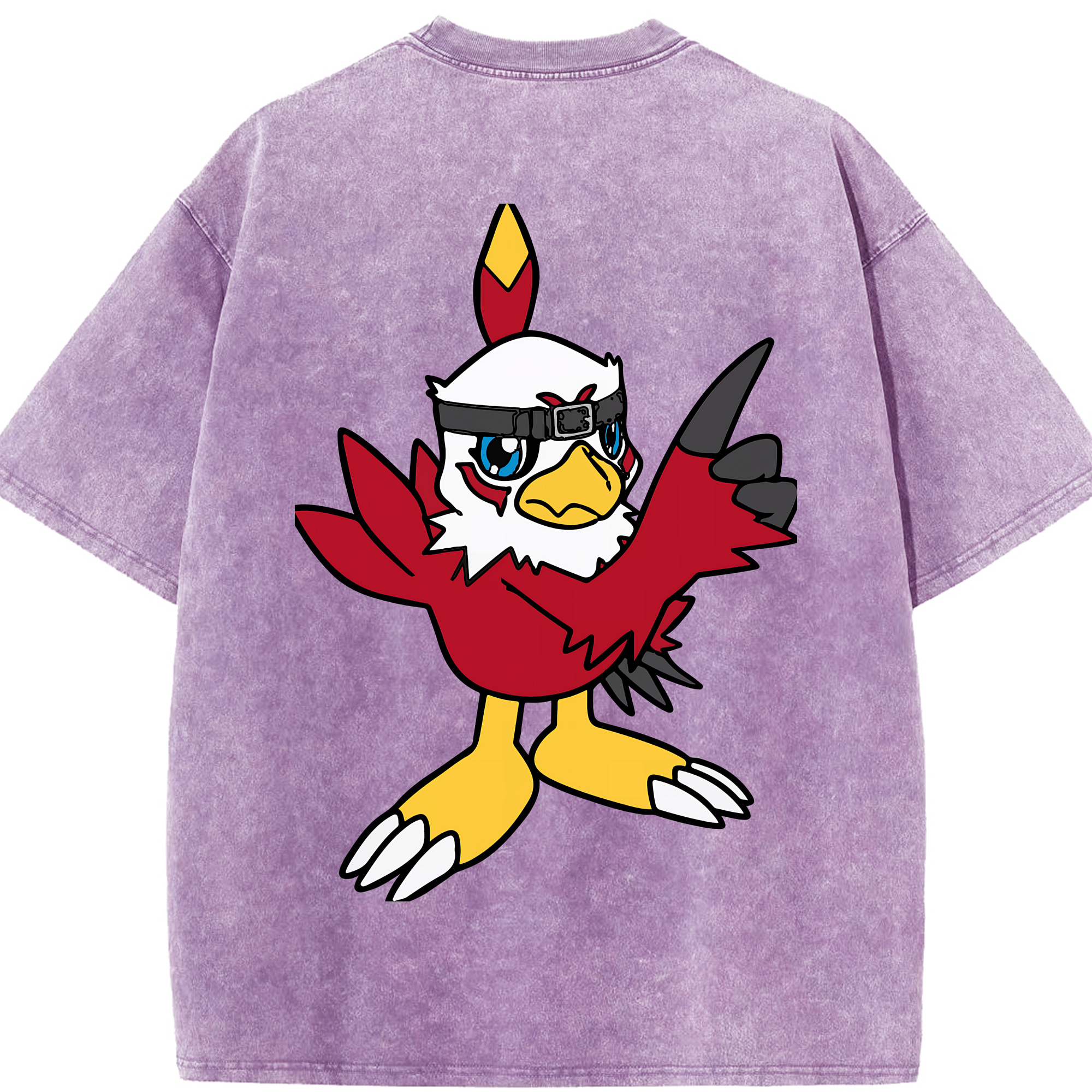 （画像用） Digimon デジタルモンスター/デジモン 綿100% ヴィンテージ風 半袖Tシャツ（背面プリント）