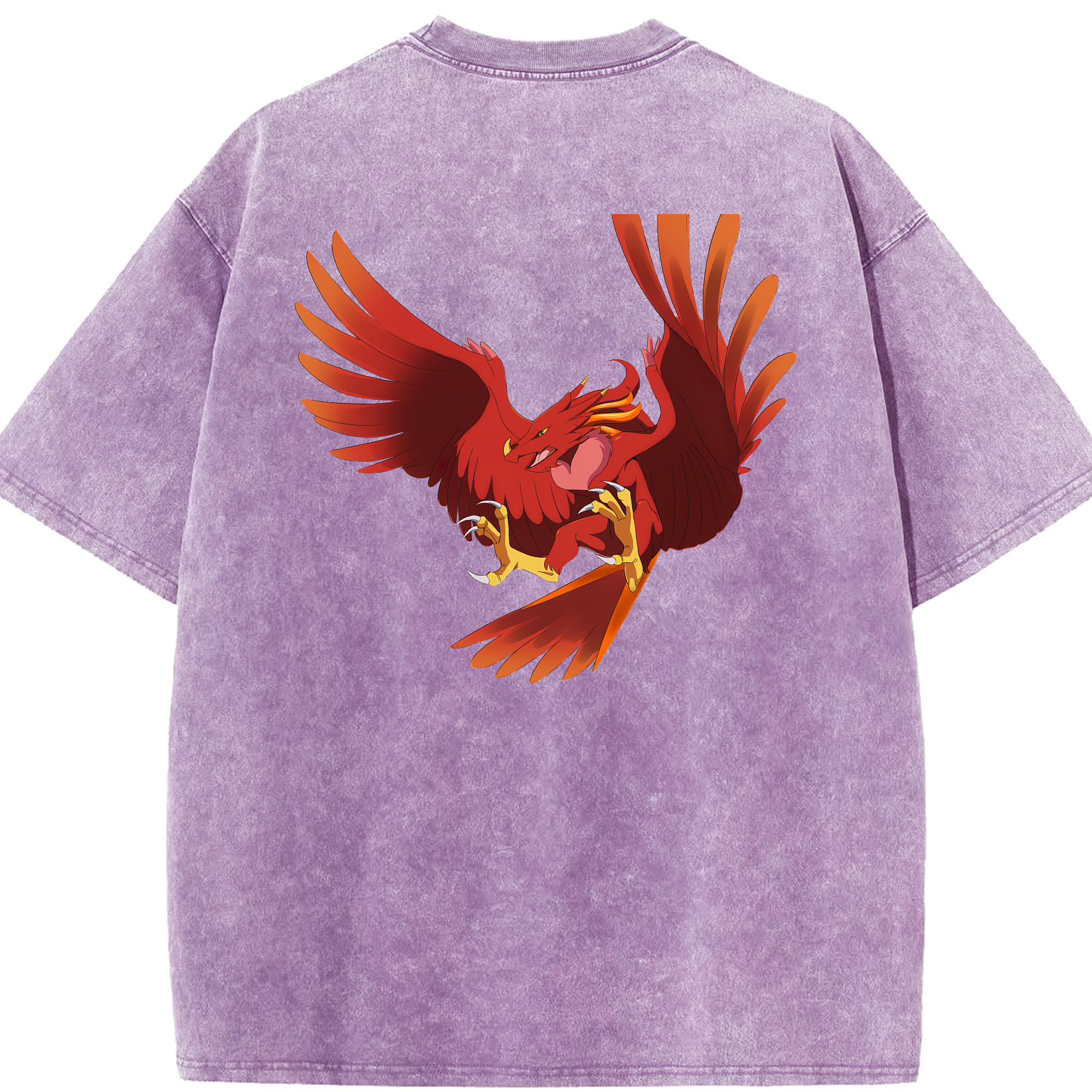 （画像用） Digimon デジタルモンスター/デジモン 綿100% ヴィンテージ風 半袖Tシャツ（背面プリント）