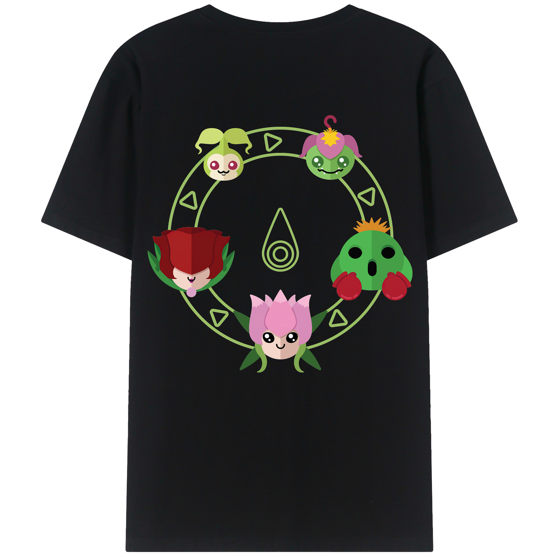 （画像用） Digimon デジタルモンスター/デジモン 綿100％ メンズ半袖Tシャツ（バックプリント） 通気性