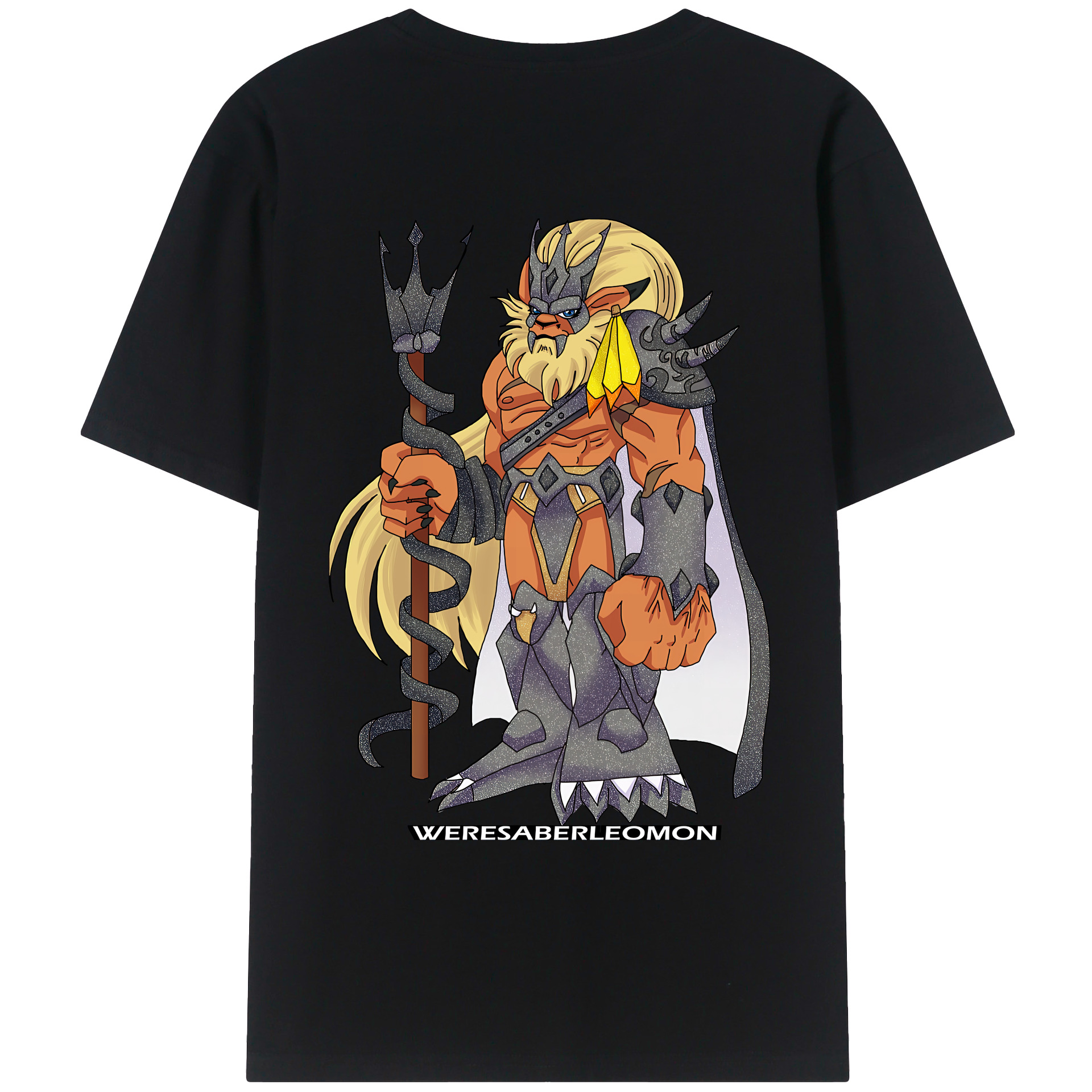 （画像用） Digimon デジタルモンスター/デジモン 綿100％ メンズ半袖Tシャツ（バックプリント） 通気性