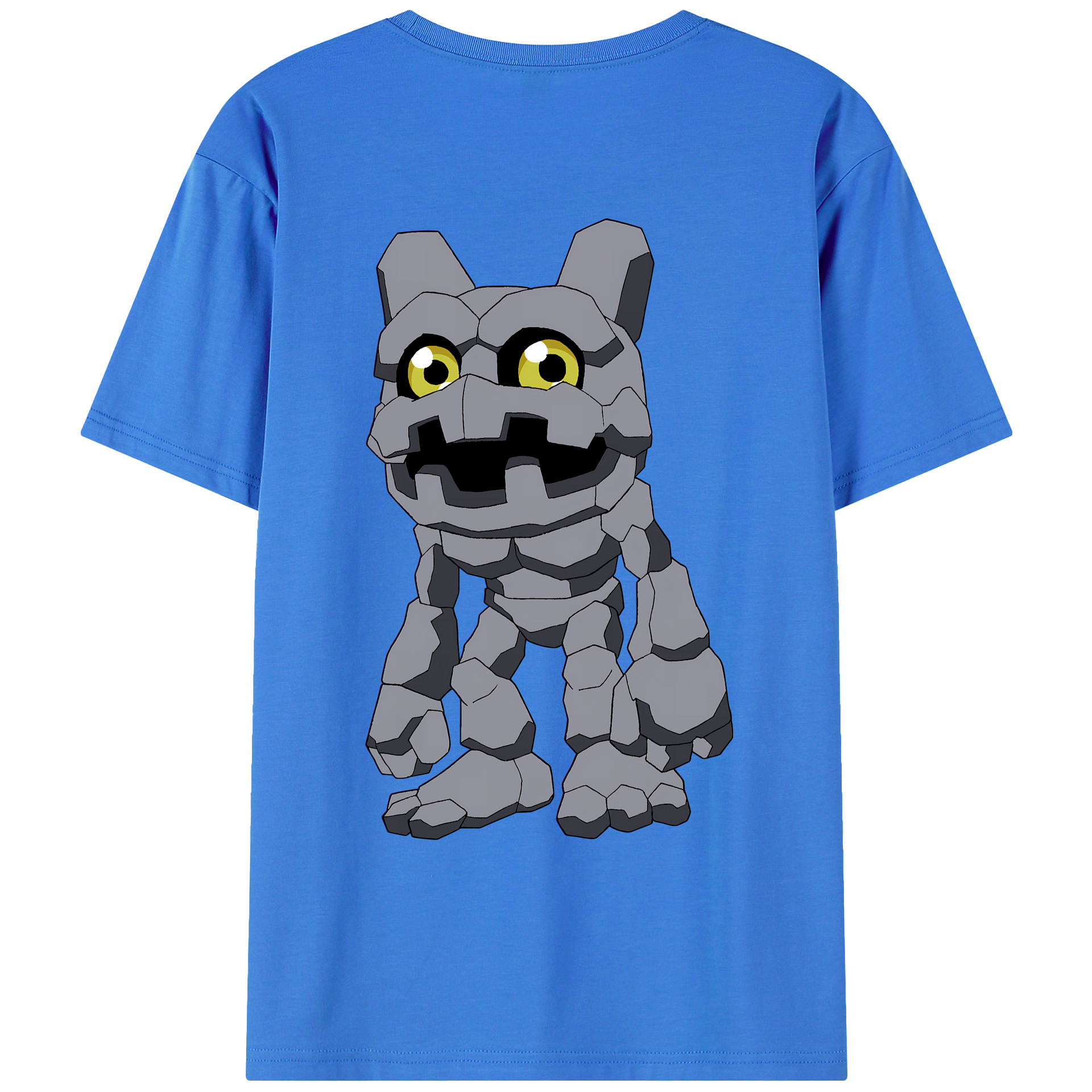 （画像用） Digimon デジタルモンスター/デジモン 綿100％ メンズ半袖Tシャツ（バックプリント） 通気性
