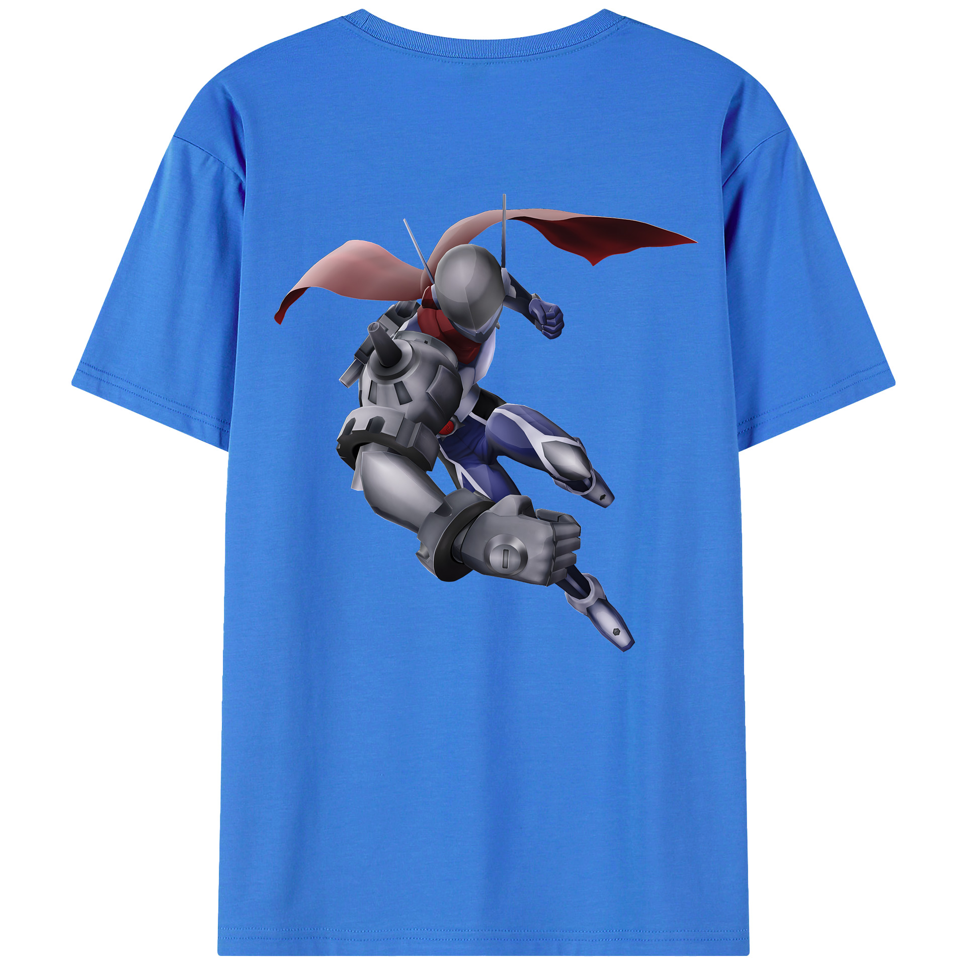 （画像用） Digimon デジタルモンスター/デジモン 綿100％ メンズ半袖Tシャツ（バックプリント） 通気性