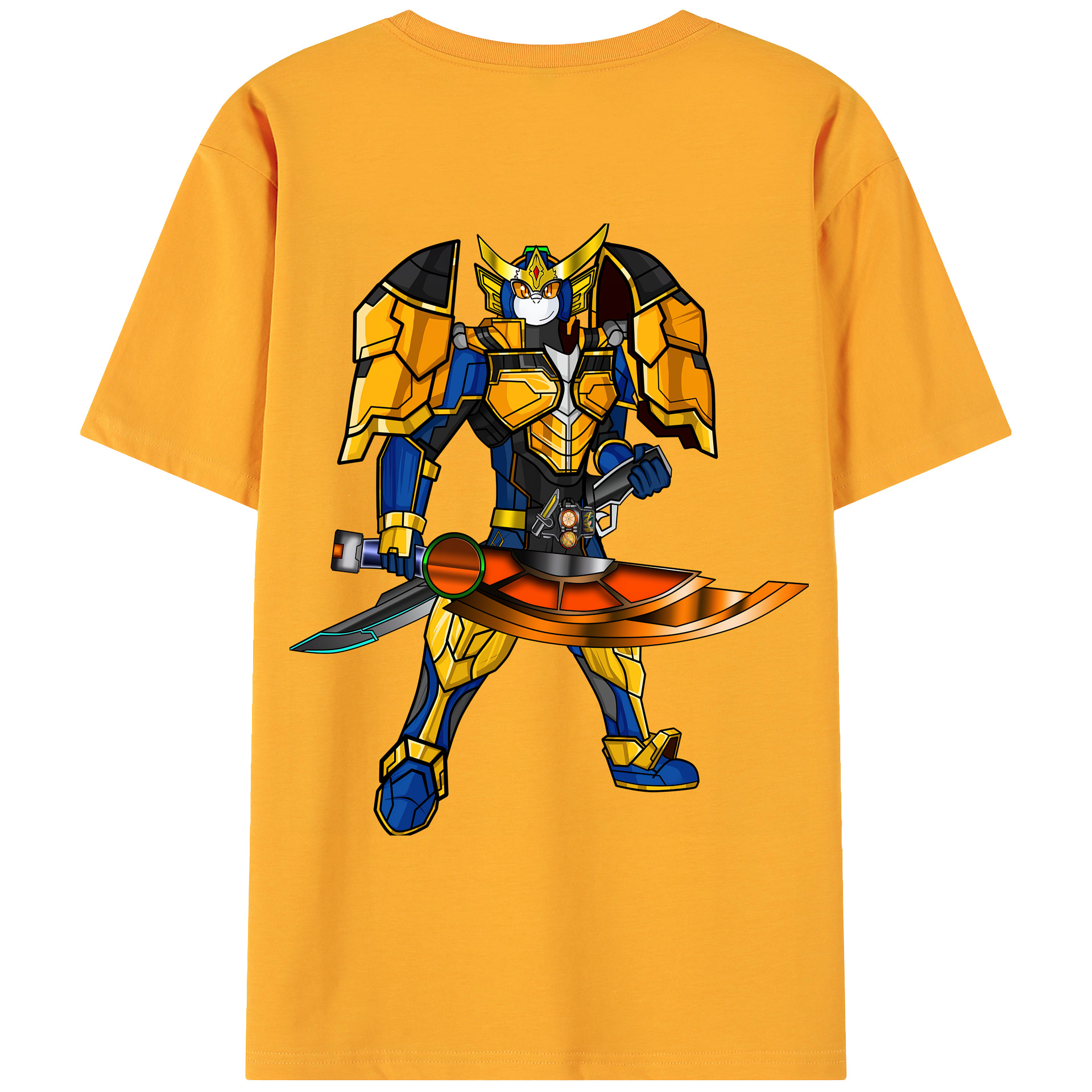 （画像用） Digimon デジタルモンスター/デジモン 綿100％ メンズ半袖Tシャツ（バックプリント） 通気性