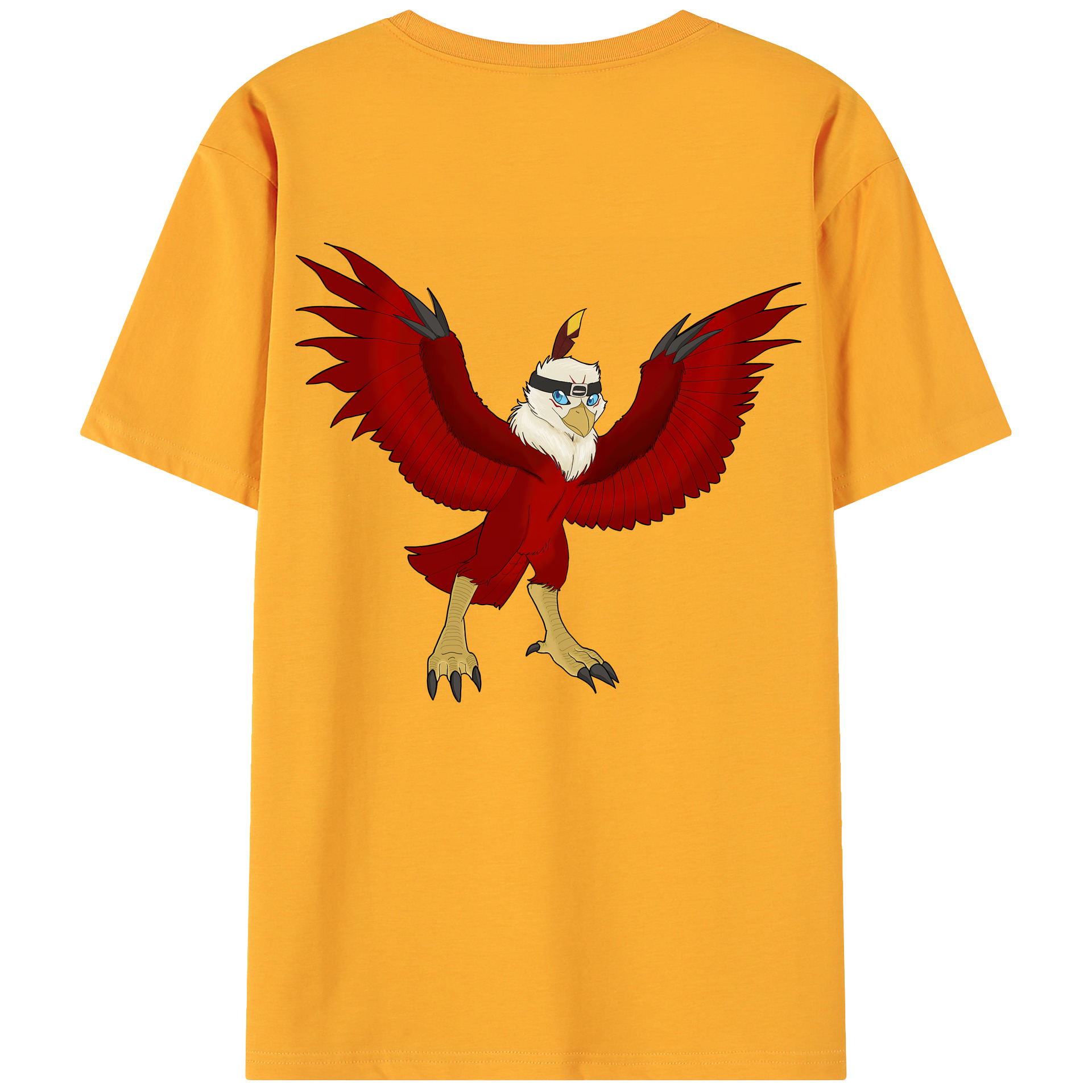 （画像用） Digimon デジタルモンスター/デジモン 綿100％ メンズ半袖Tシャツ（バックプリント） 通気性