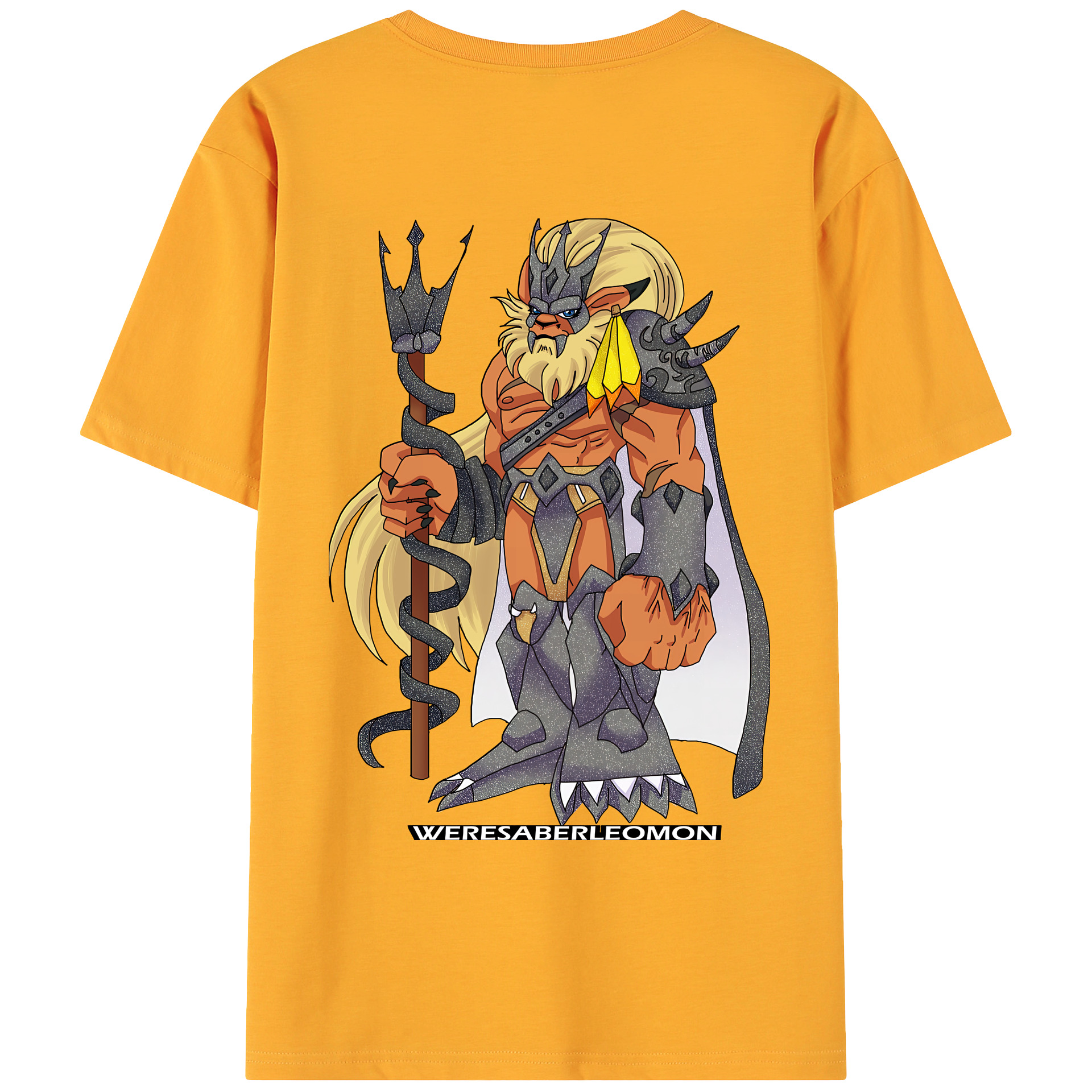 （画像用） Digimon デジタルモンスター/デジモン 綿100％ メンズ半袖Tシャツ（バックプリント） 通気性