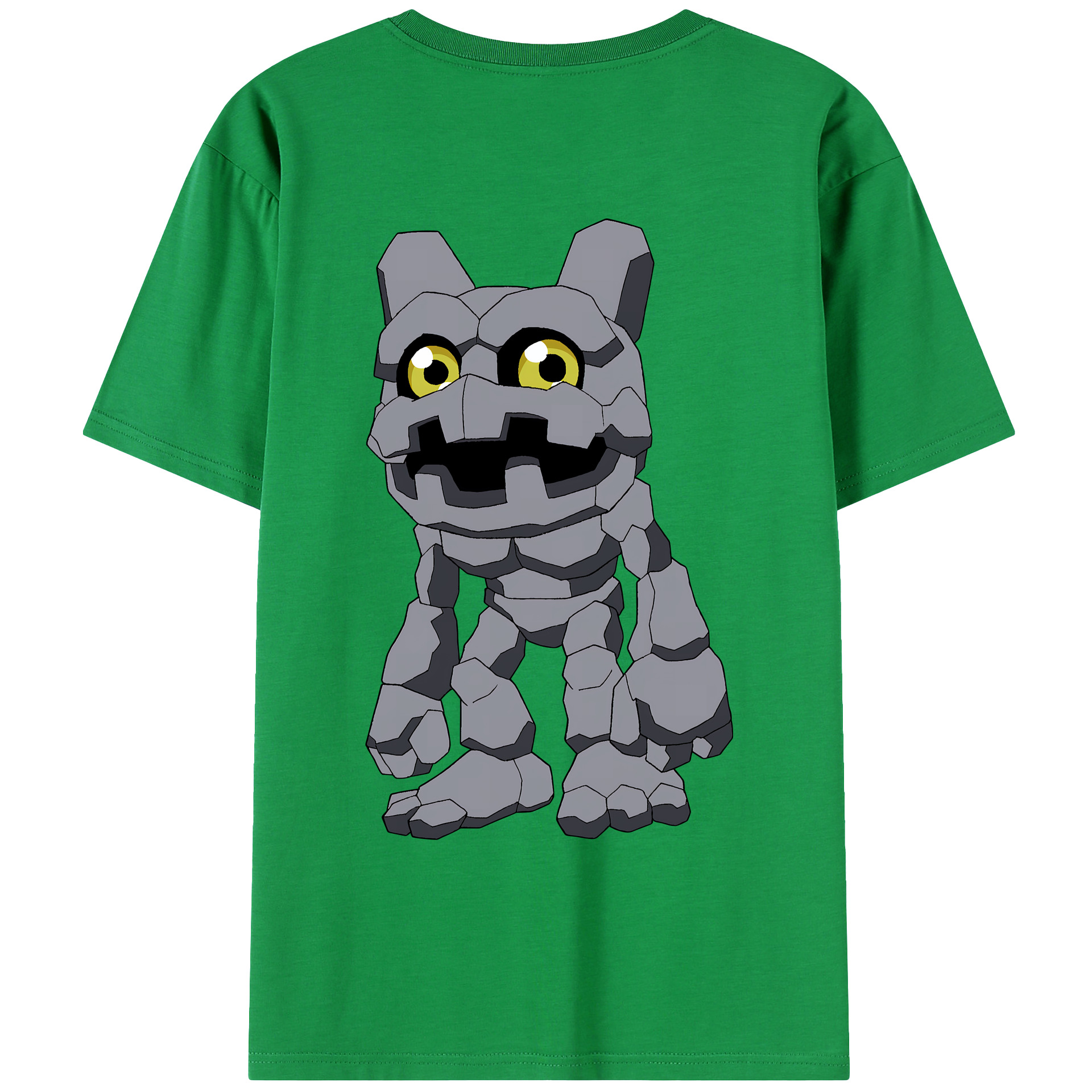 （画像用） Digimon デジタルモンスター/デジモン 綿100％ メンズ半袖Tシャツ（バックプリント） 通気性