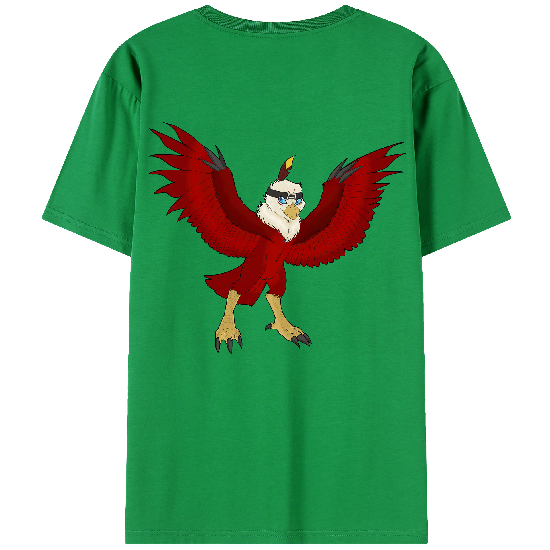 （画像用） Digimon デジタルモンスター/デジモン 綿100％ メンズ半袖Tシャツ（バックプリント） 通気性