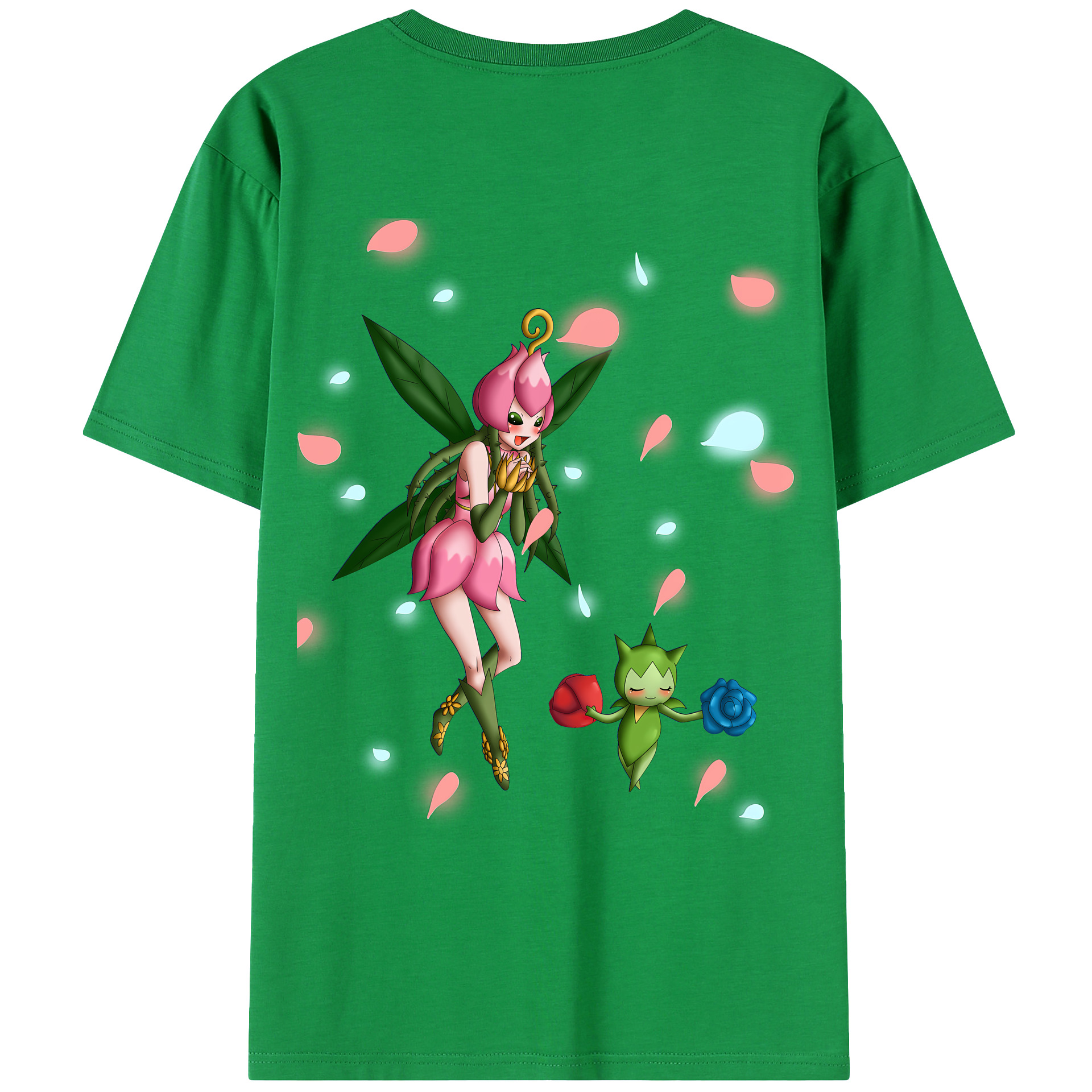 （画像用） Digimon デジタルモンスター/デジモン 綿100％ メンズ半袖Tシャツ（バックプリント） 通気性