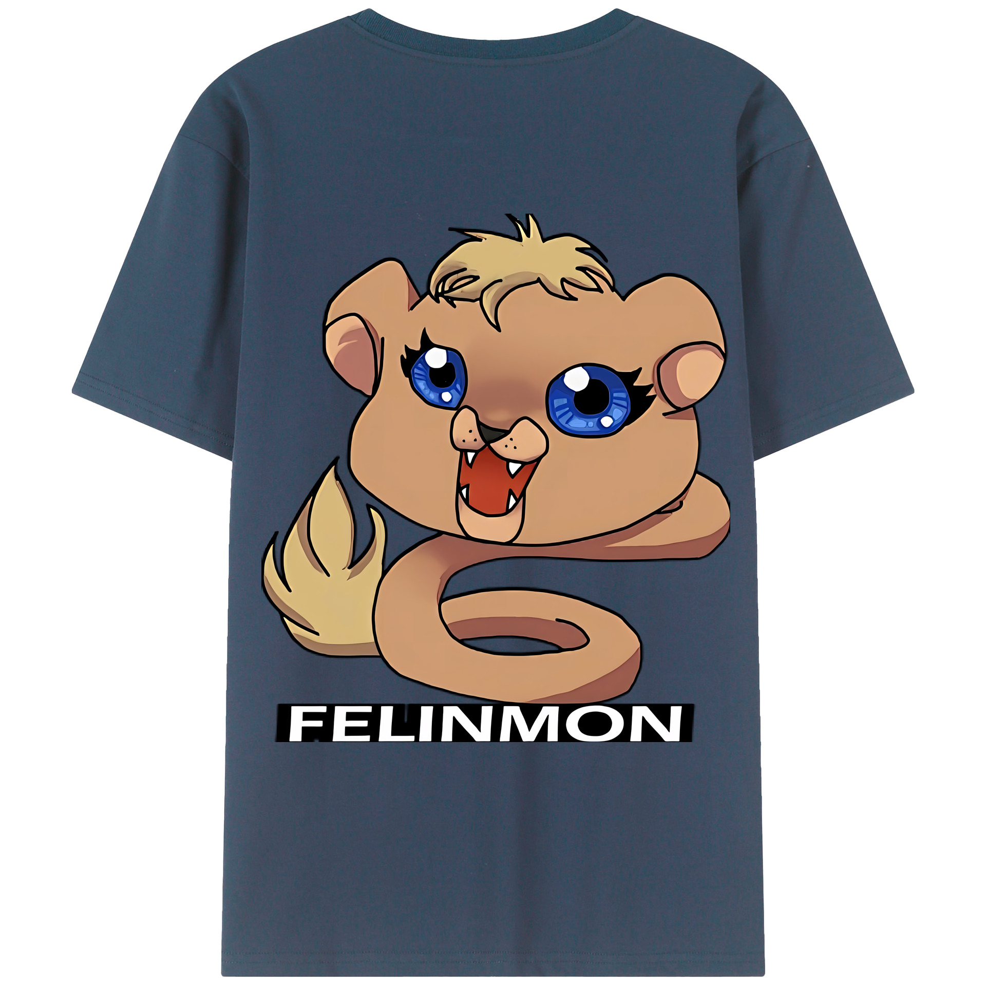 （画像用） Digimon デジタルモンスター/デジモン 綿100％ メンズ半袖Tシャツ（バックプリント） 通気性