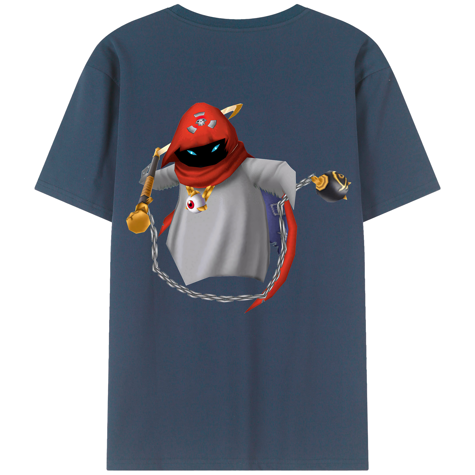 （画像用） Digimon デジタルモンスター/デジモン 綿100％ メンズ半袖Tシャツ（バックプリント） 通気性