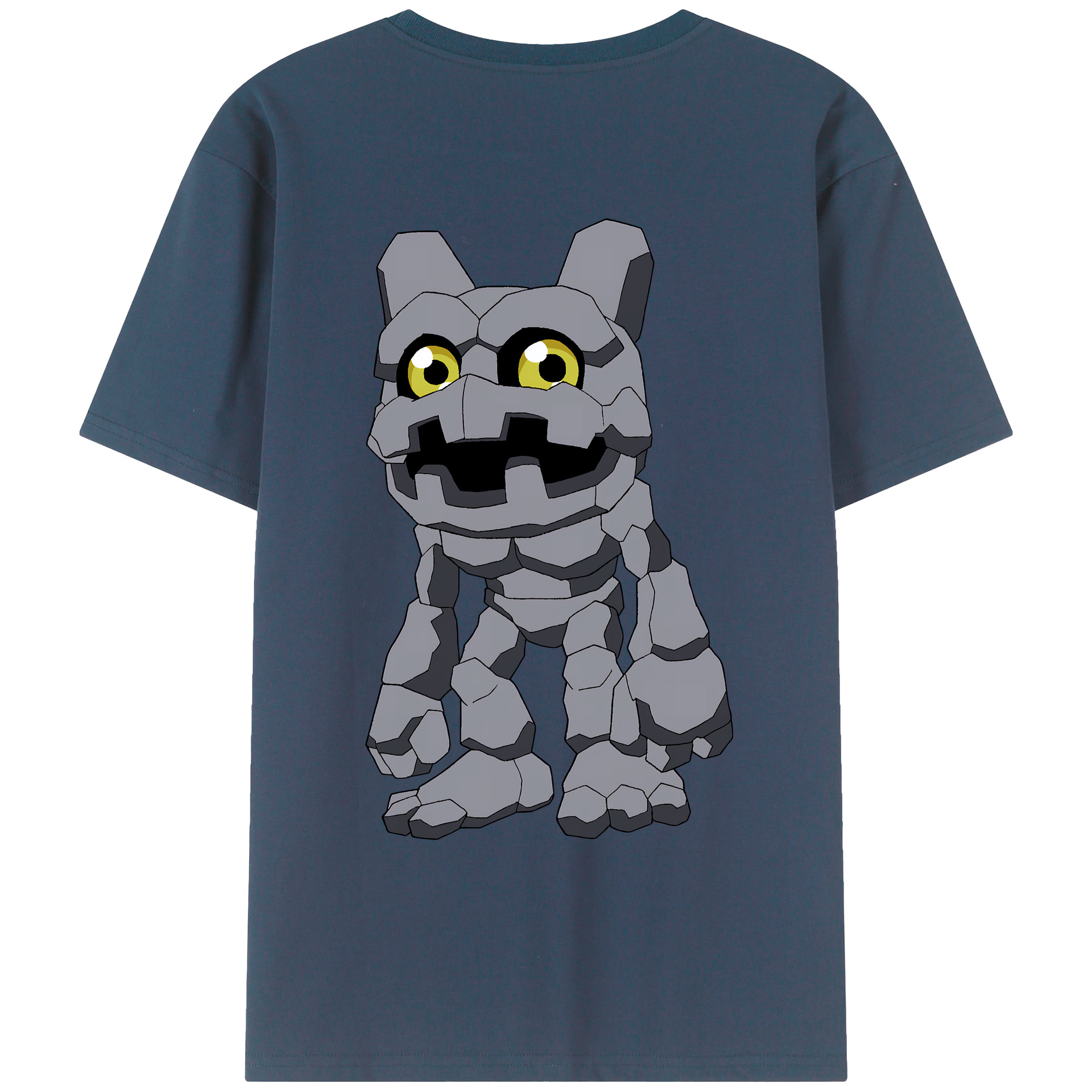 （画像用） Digimon デジタルモンスター/デジモン 綿100％ メンズ半袖Tシャツ（バックプリント） 通気性