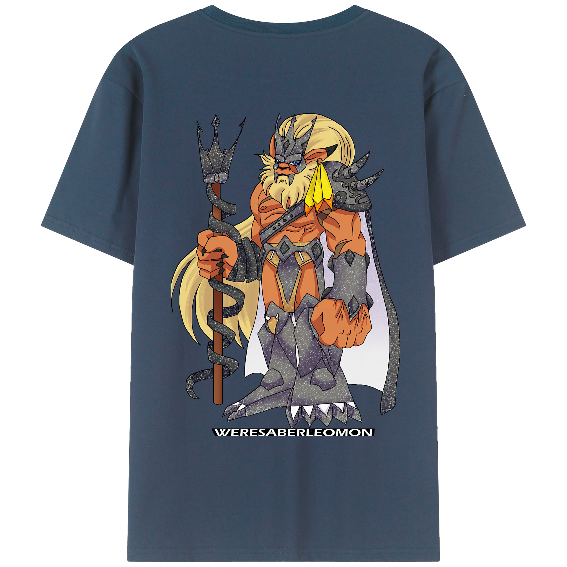 （画像用） Digimon デジタルモンスター/デジモン 綿100％ メンズ半袖Tシャツ（バックプリント） 通気性