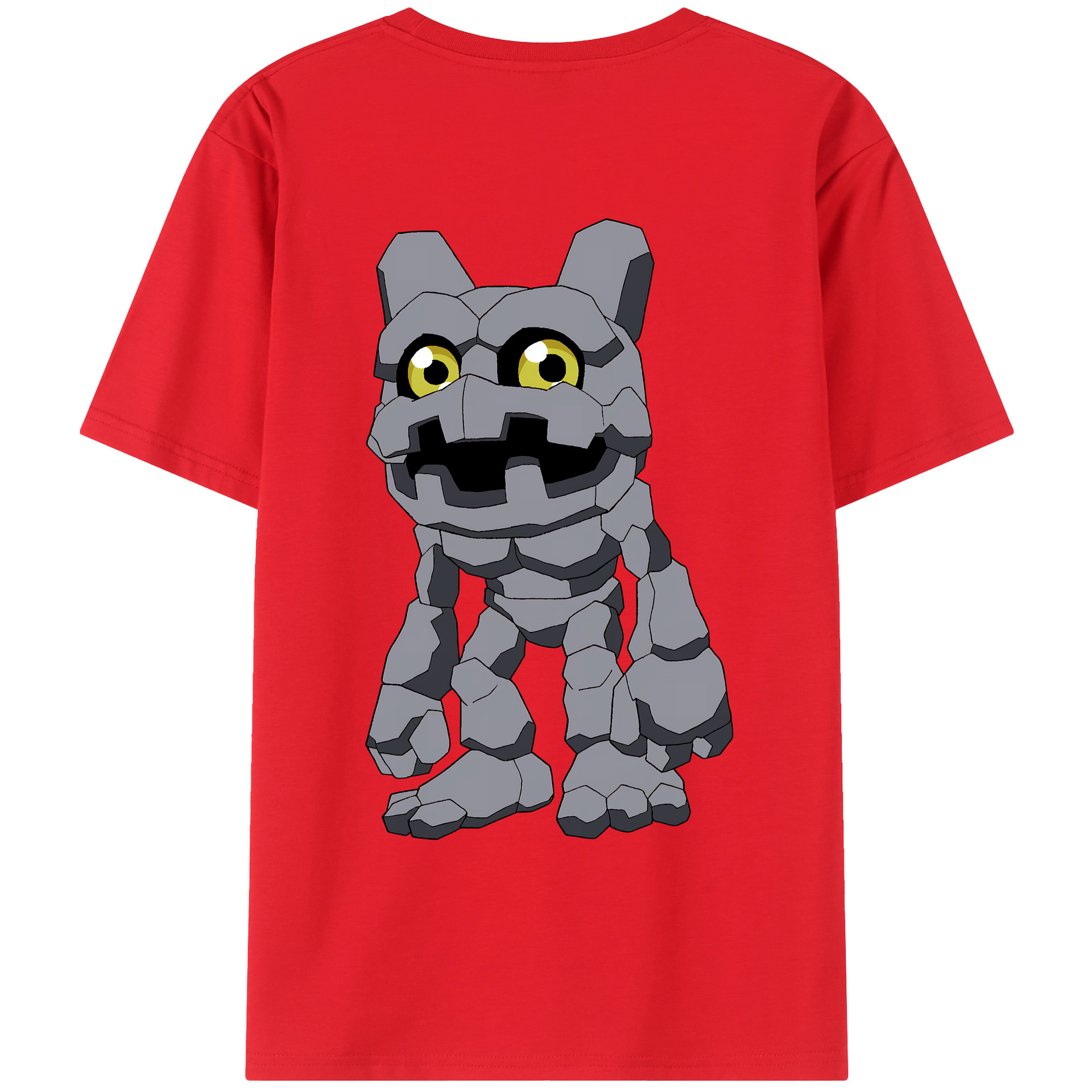 （画像用） Digimon デジタルモンスター/デジモン 綿100％ メンズ半袖Tシャツ（バックプリント） 通気性
