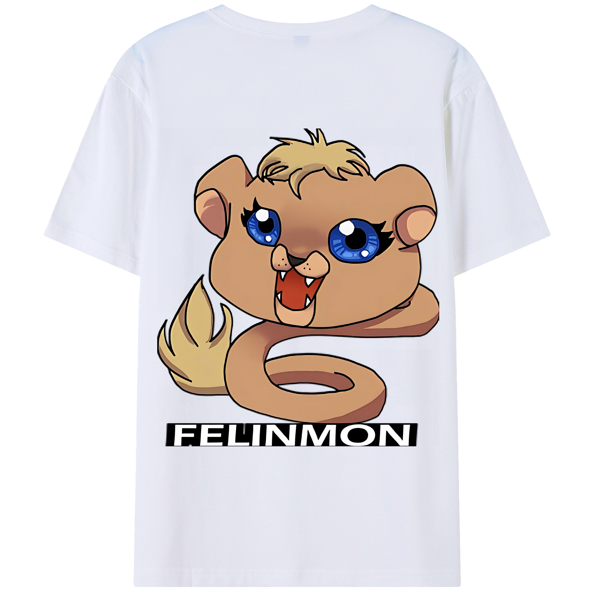 （画像用） Digimon デジタルモンスター/デジモン 綿100％ メンズ半袖Tシャツ（バックプリント） 通気性